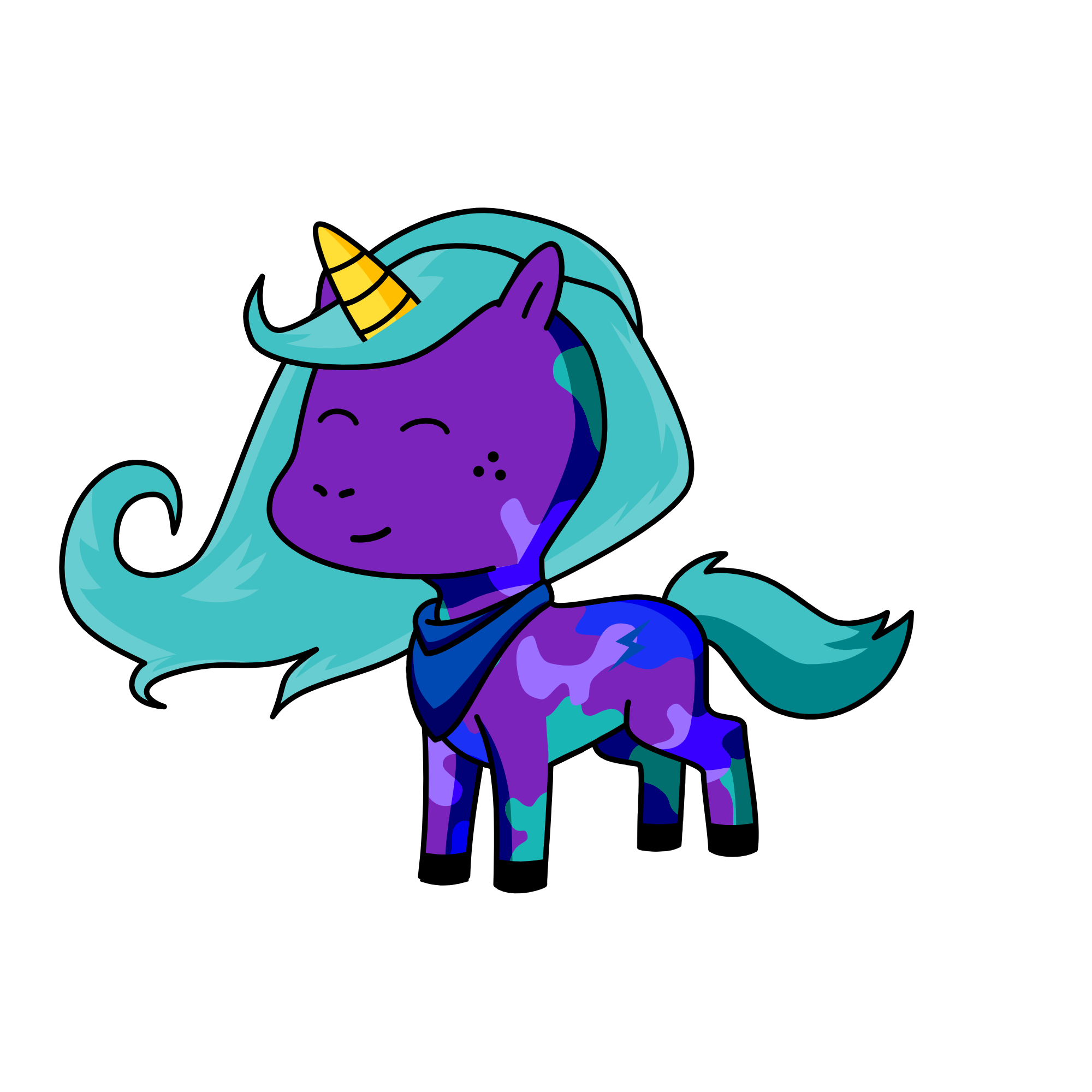 Crystal, the unicorn