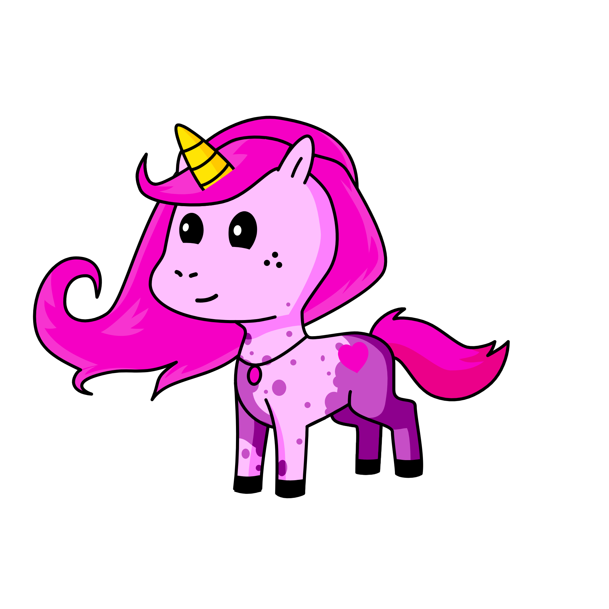 Candy, the unicorn