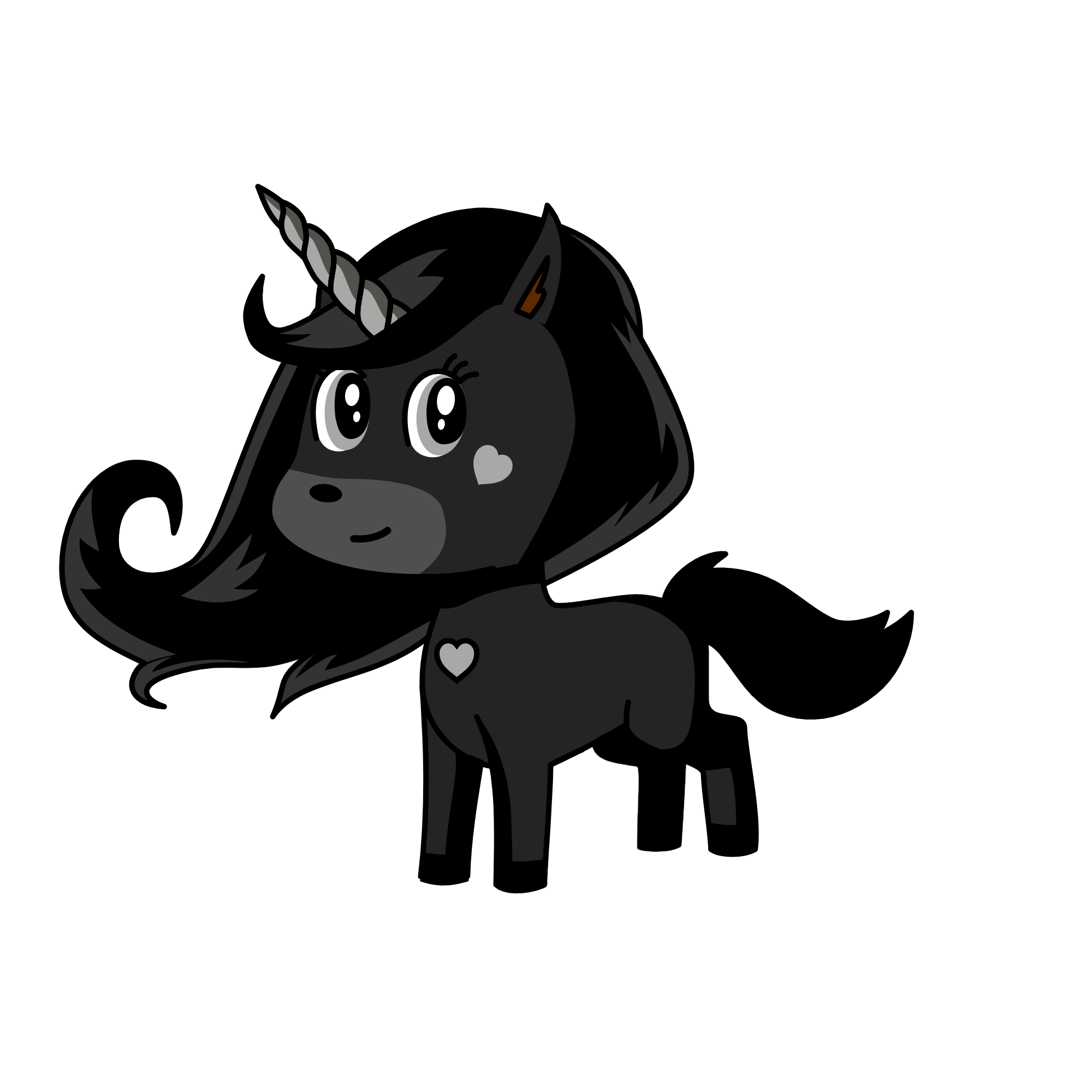 Moonlight, the unicorn