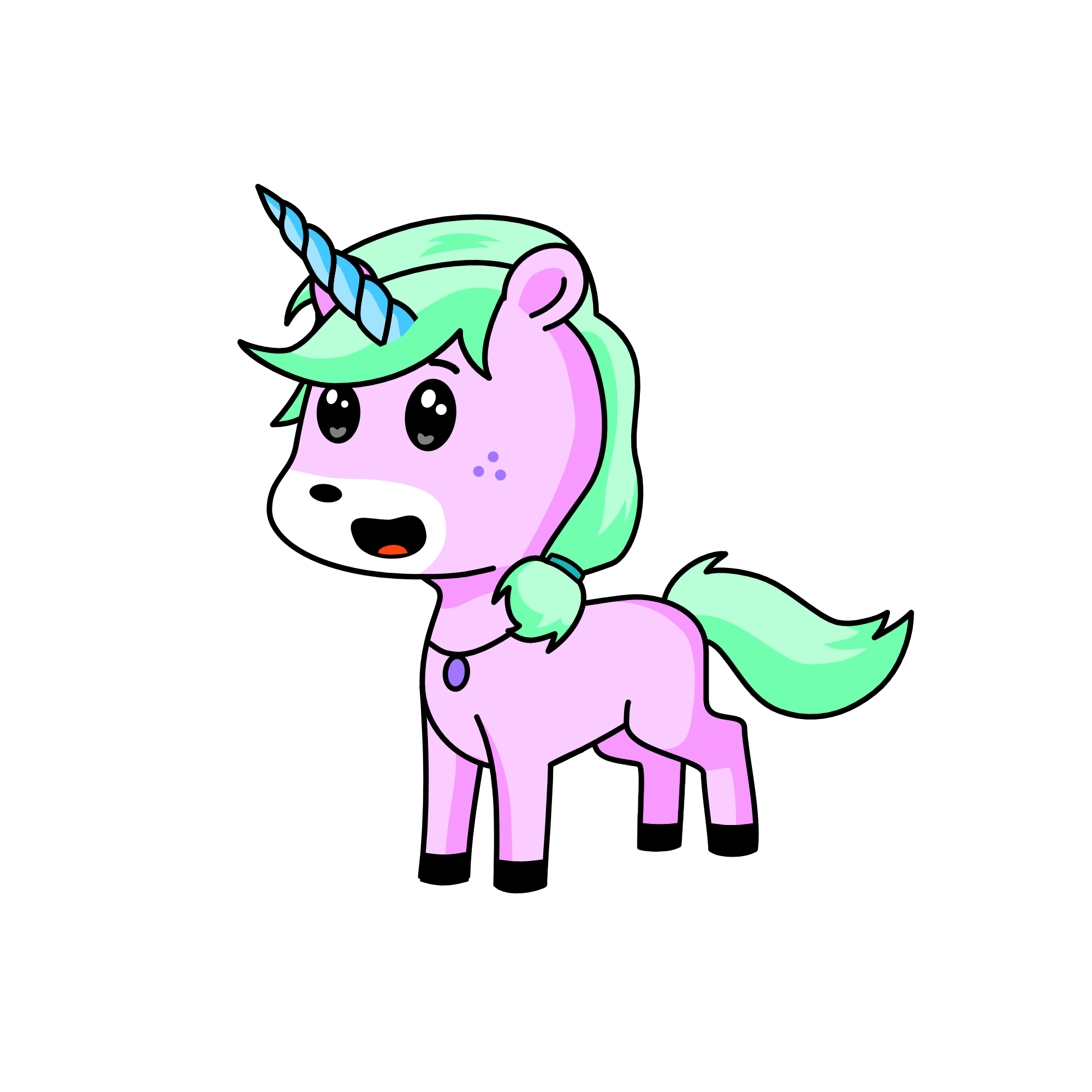 Bubble Gum, the unicorn