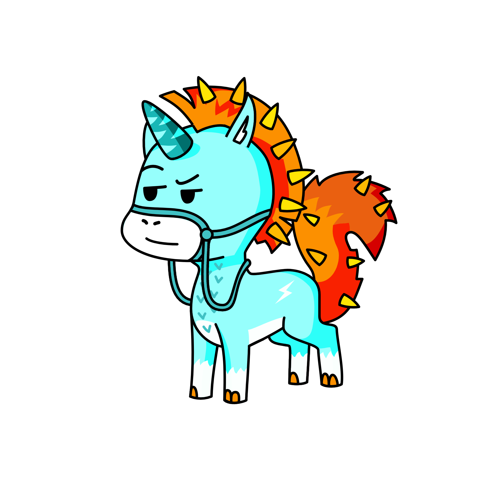 Spike, the unicorn