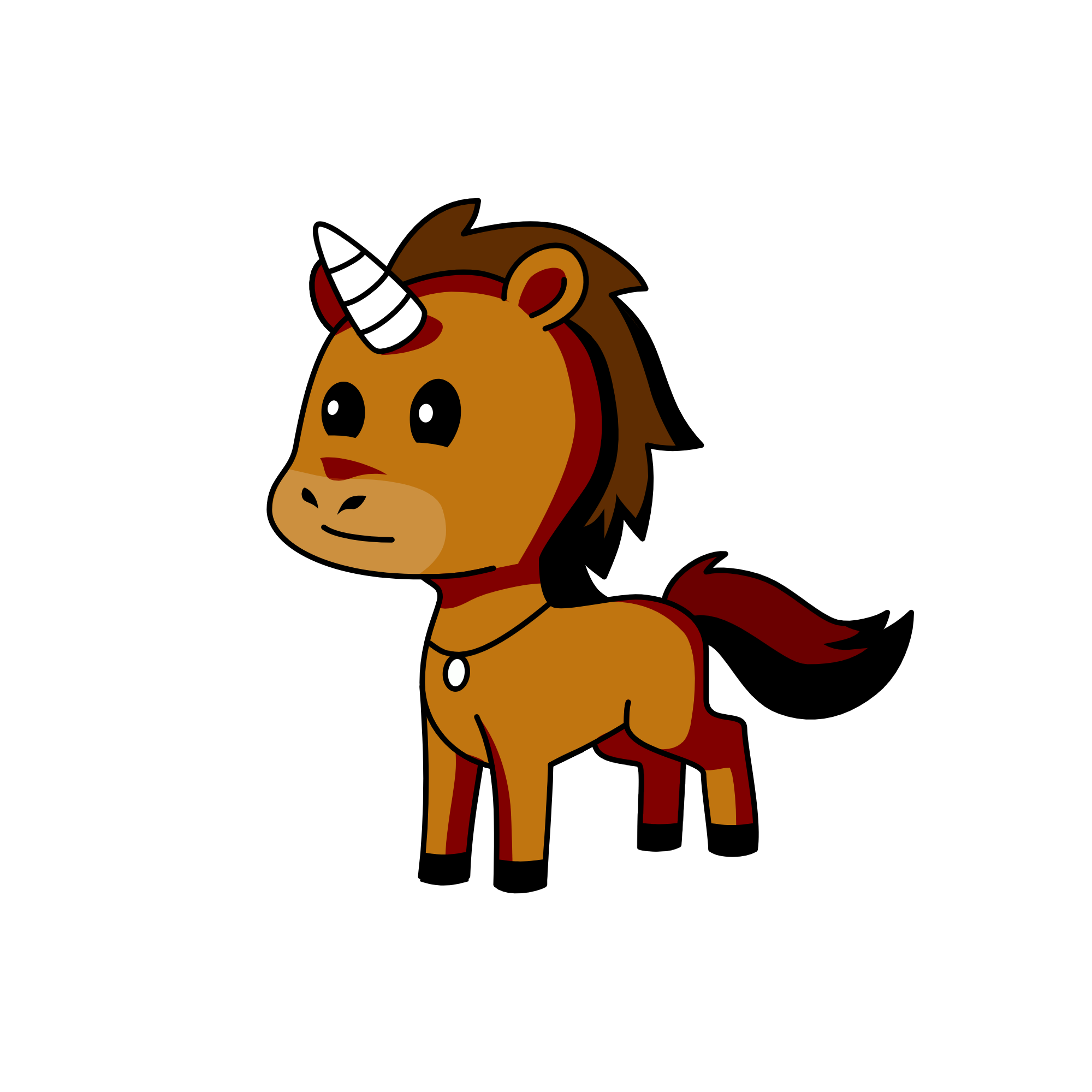 Brownie, the unicorn