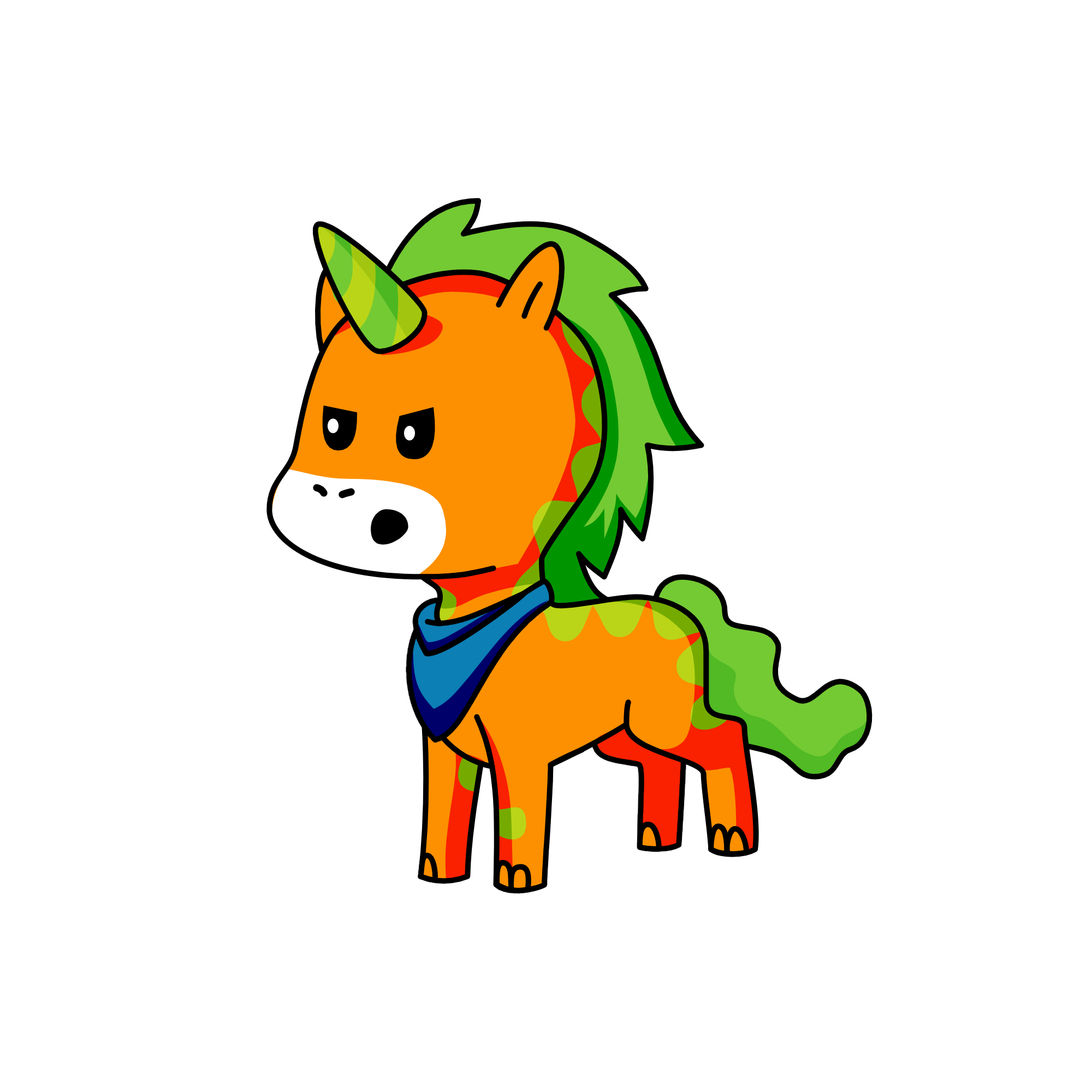 Mr. Guy, the unicorn