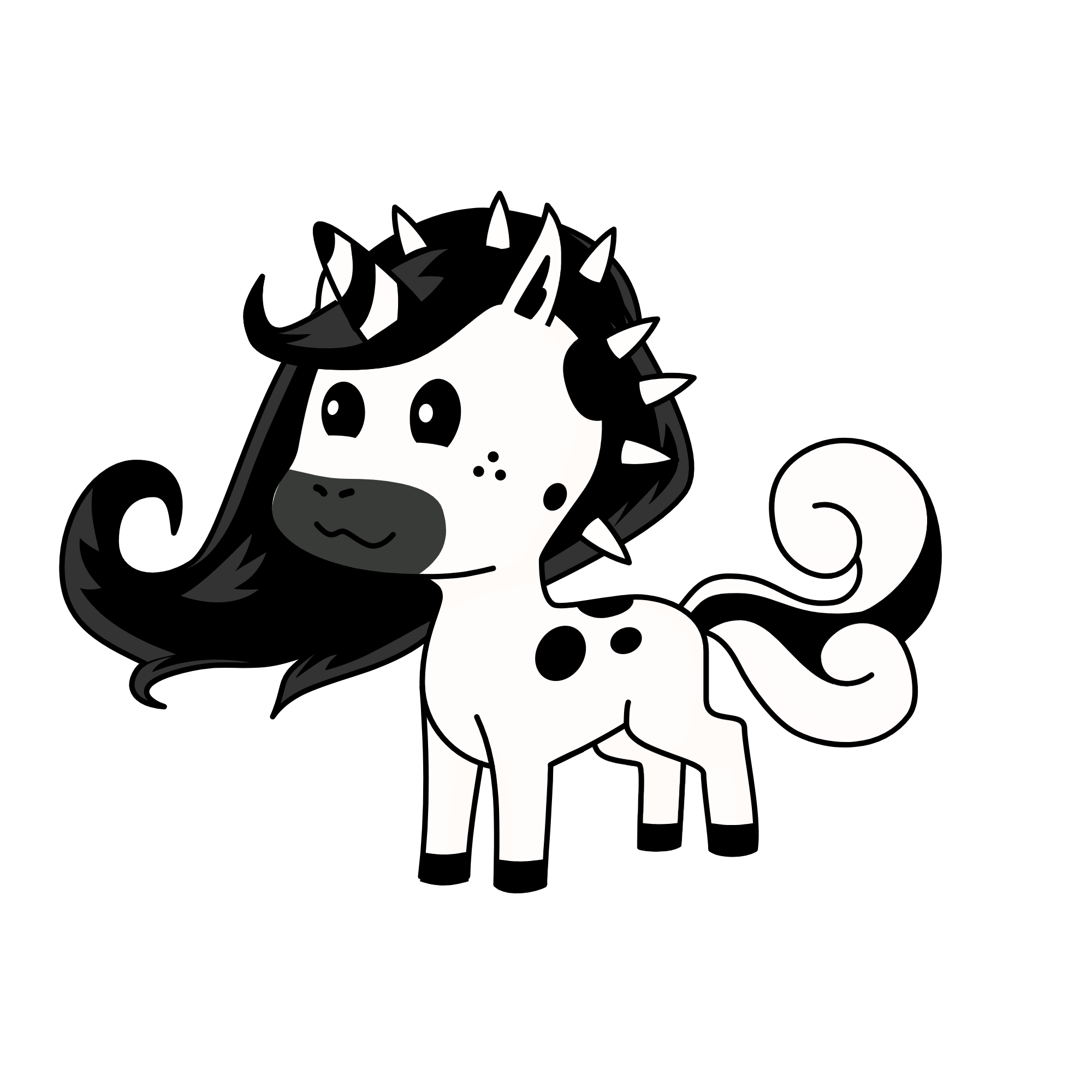 cow, the unicorn