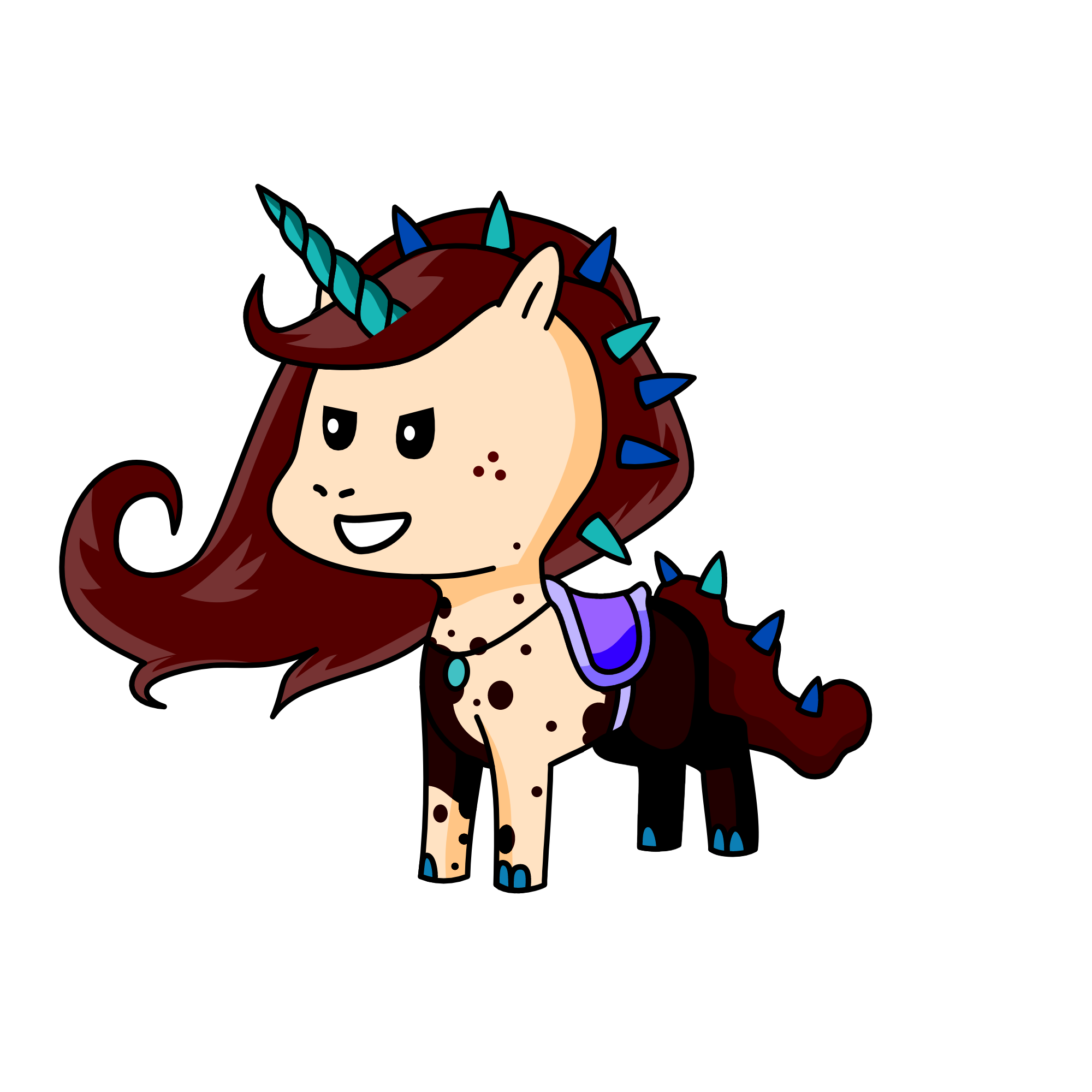 GeGe, the unicorn