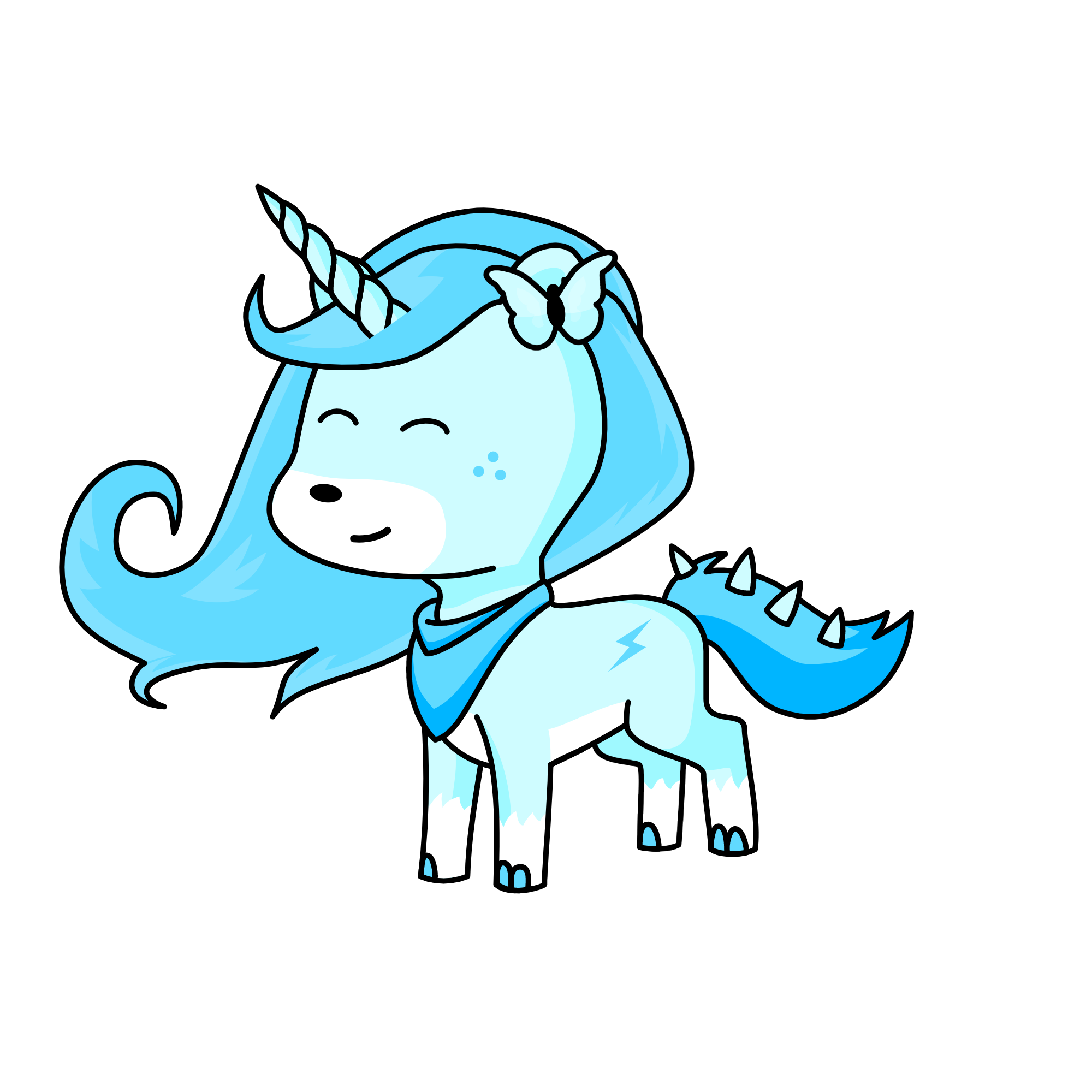 Winter, the unicorn