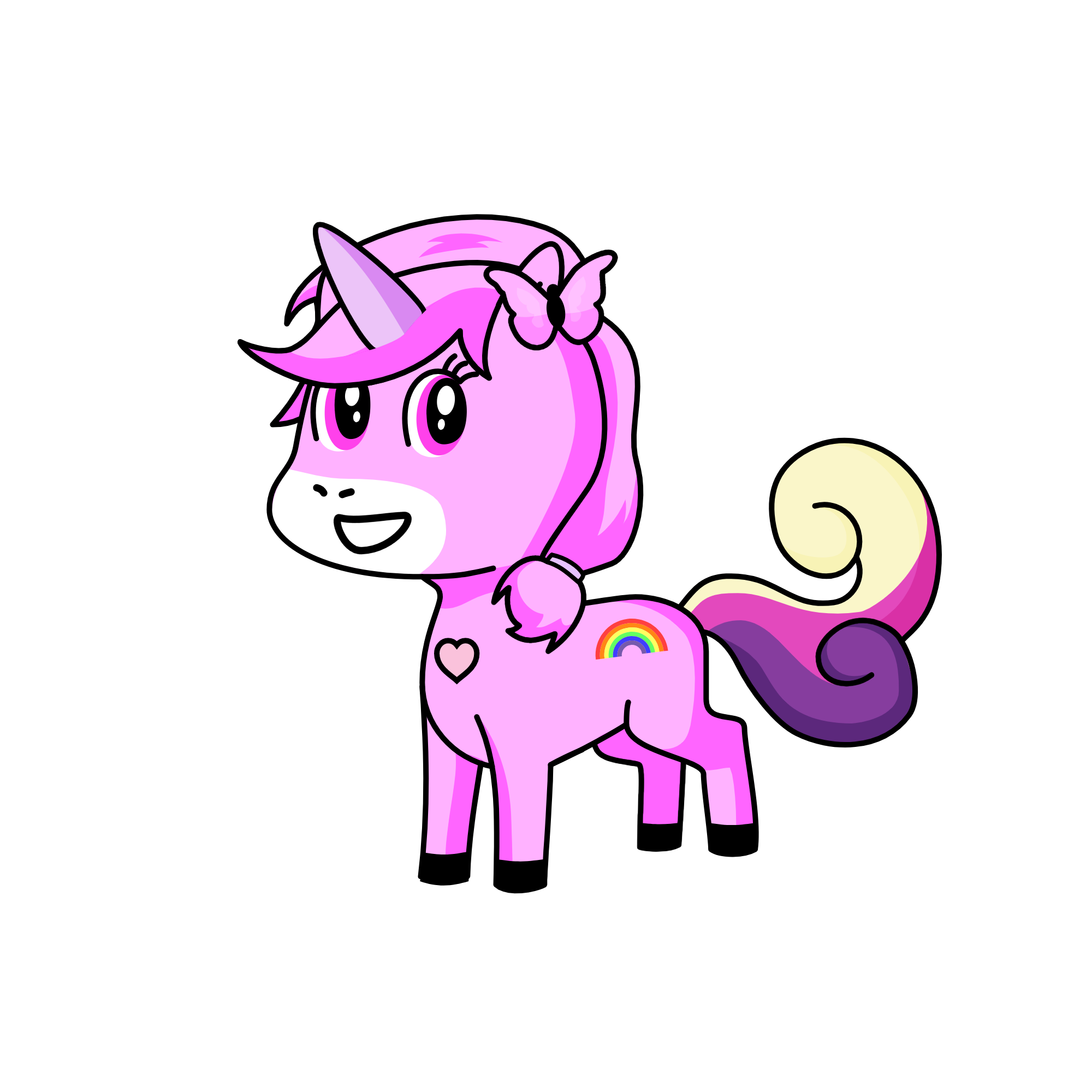 shimmershine, the unicorn