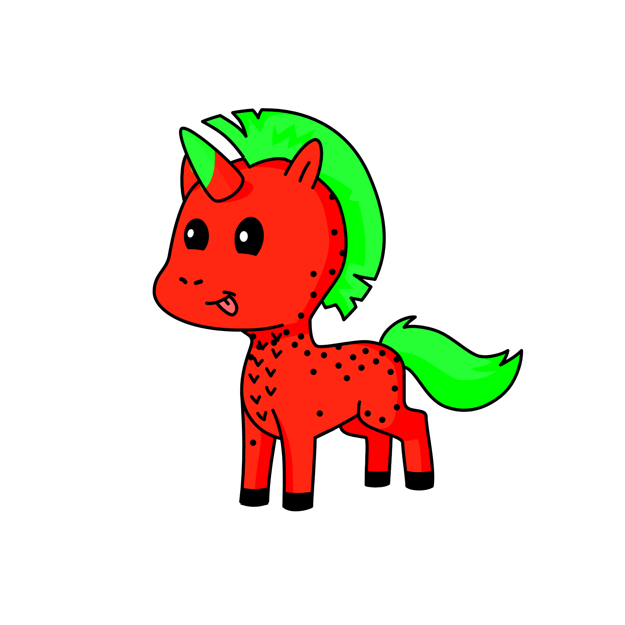 Water-Melon, the unicorn