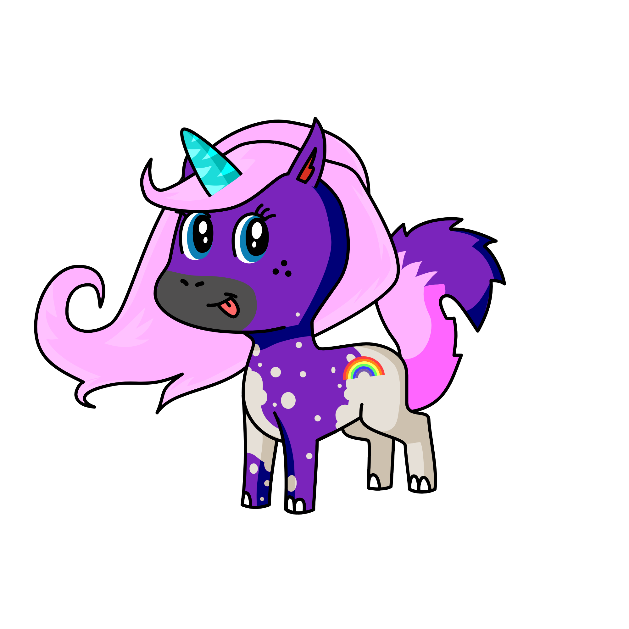 MidNightStar, the unicorn