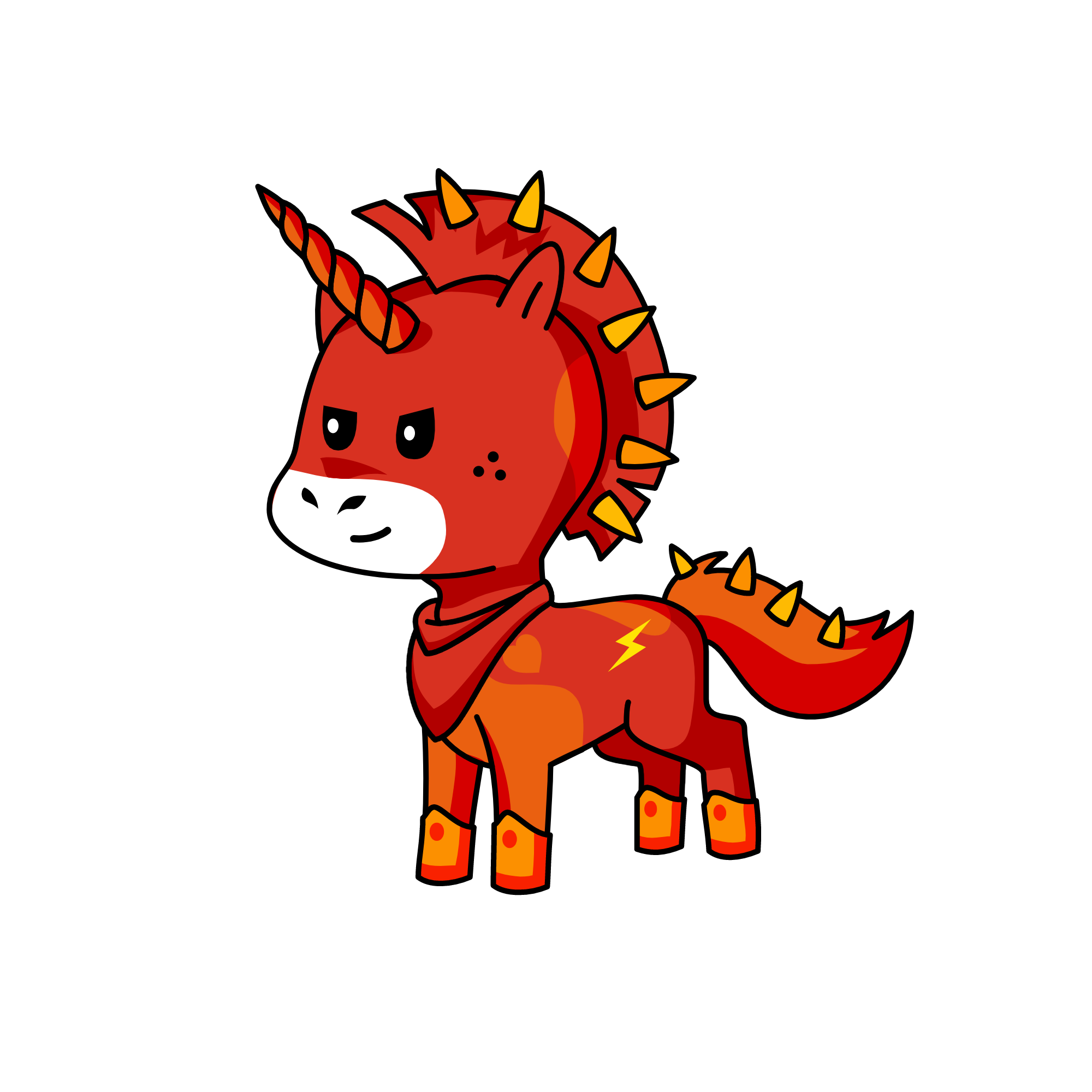 Spike, the unicorn