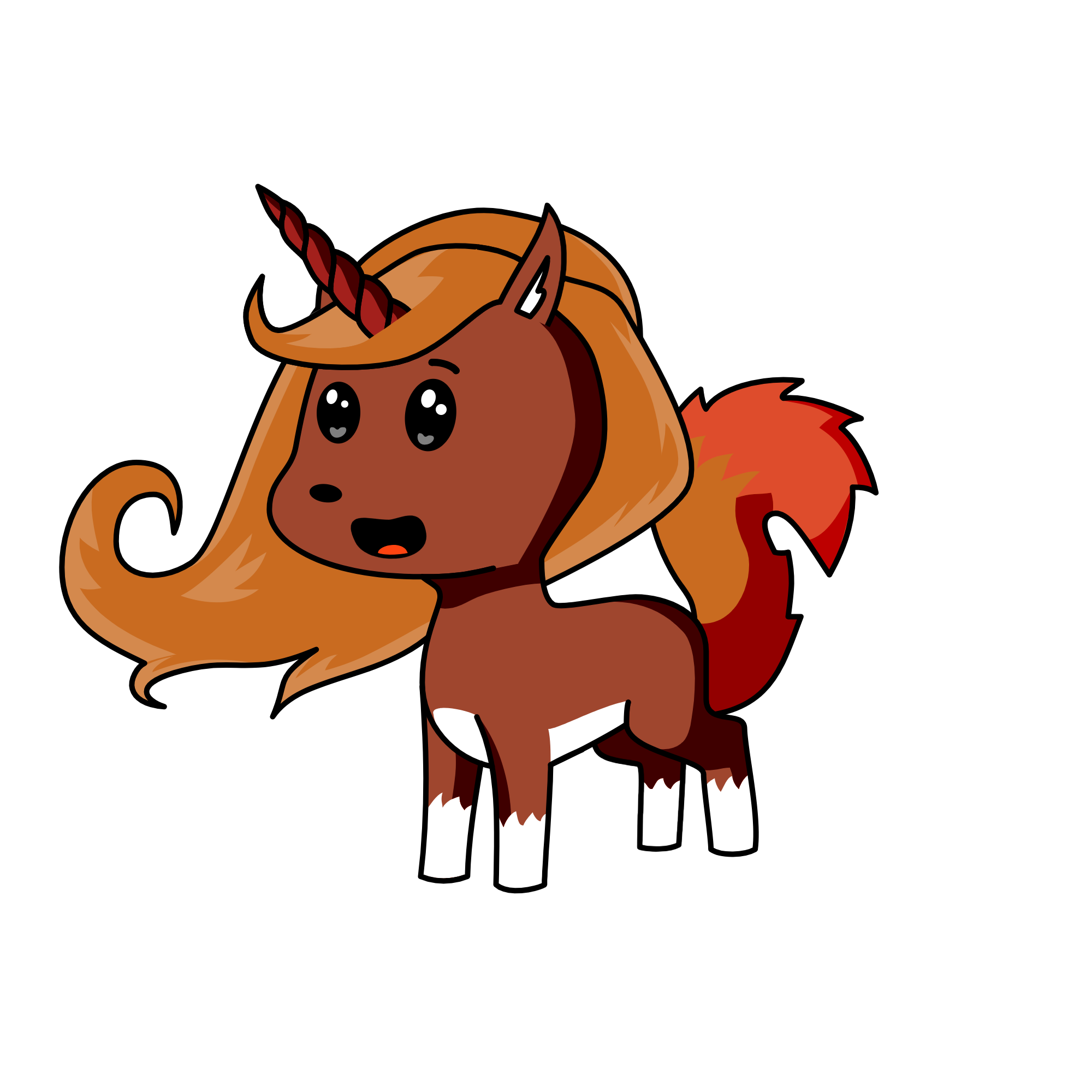 Foxy, the unicorn