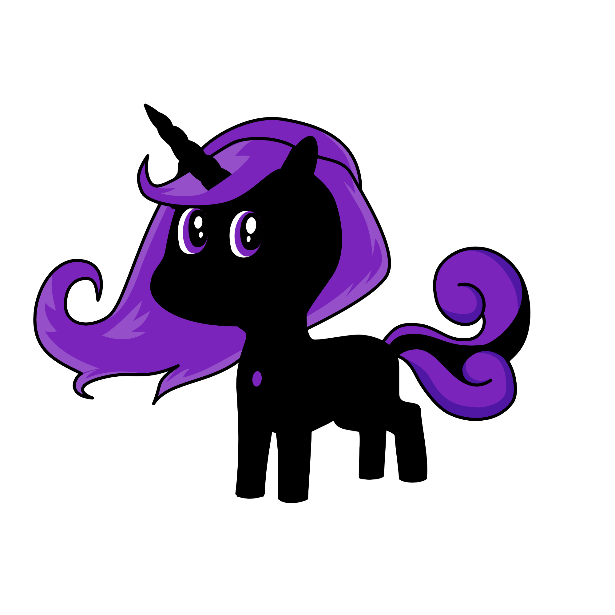 Midnight, the unicorn