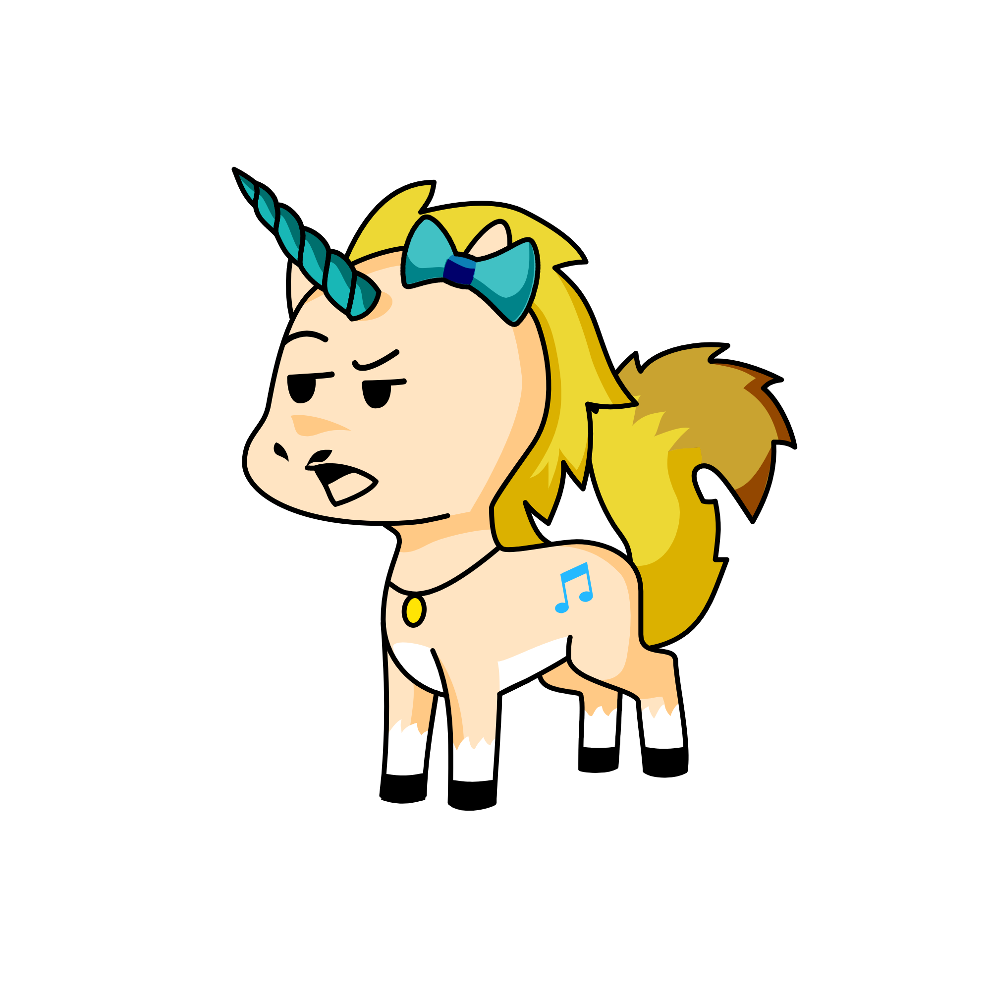 Caitlin, the unicorn