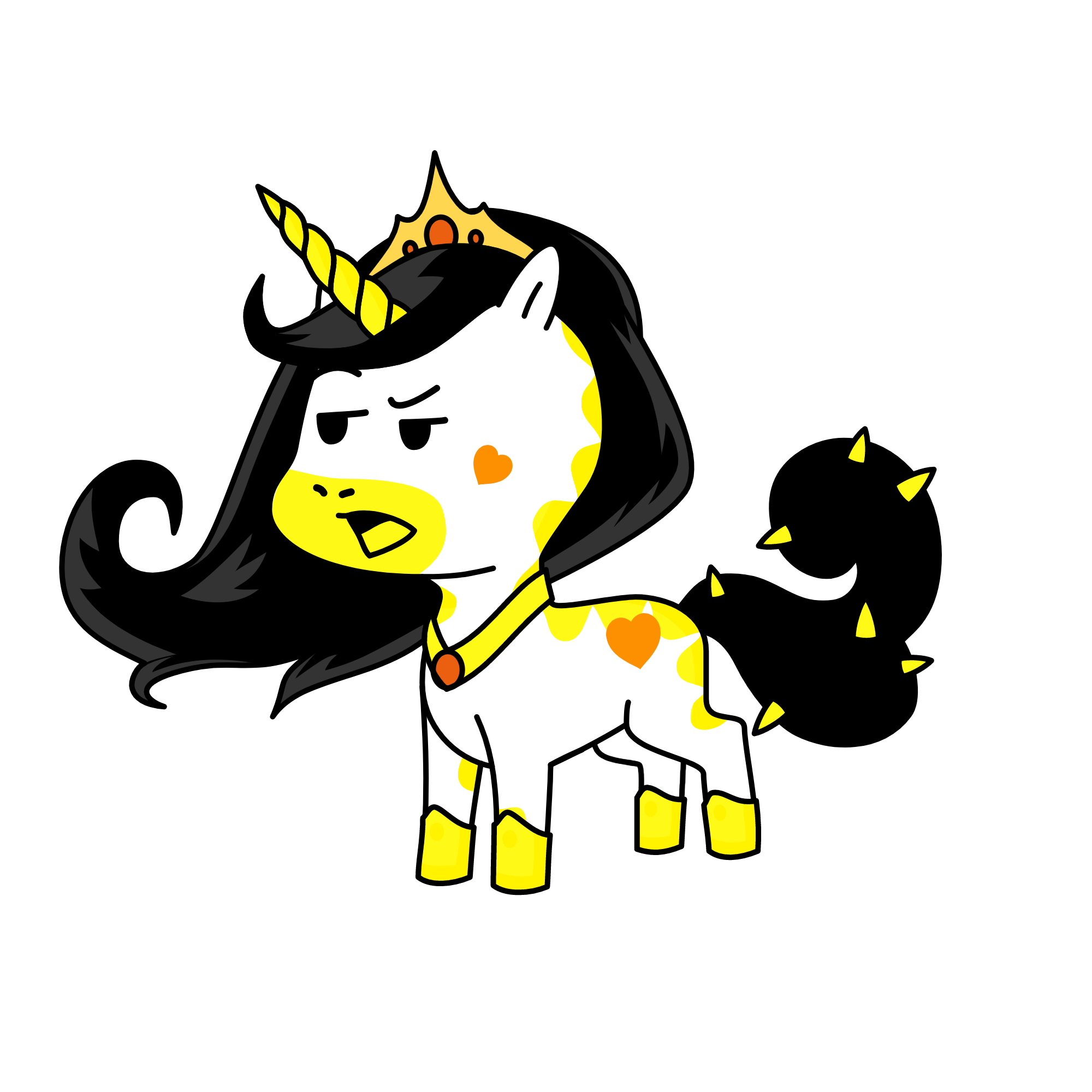 DADDYTHISGIRLISBRENNATOO!, the unicorn