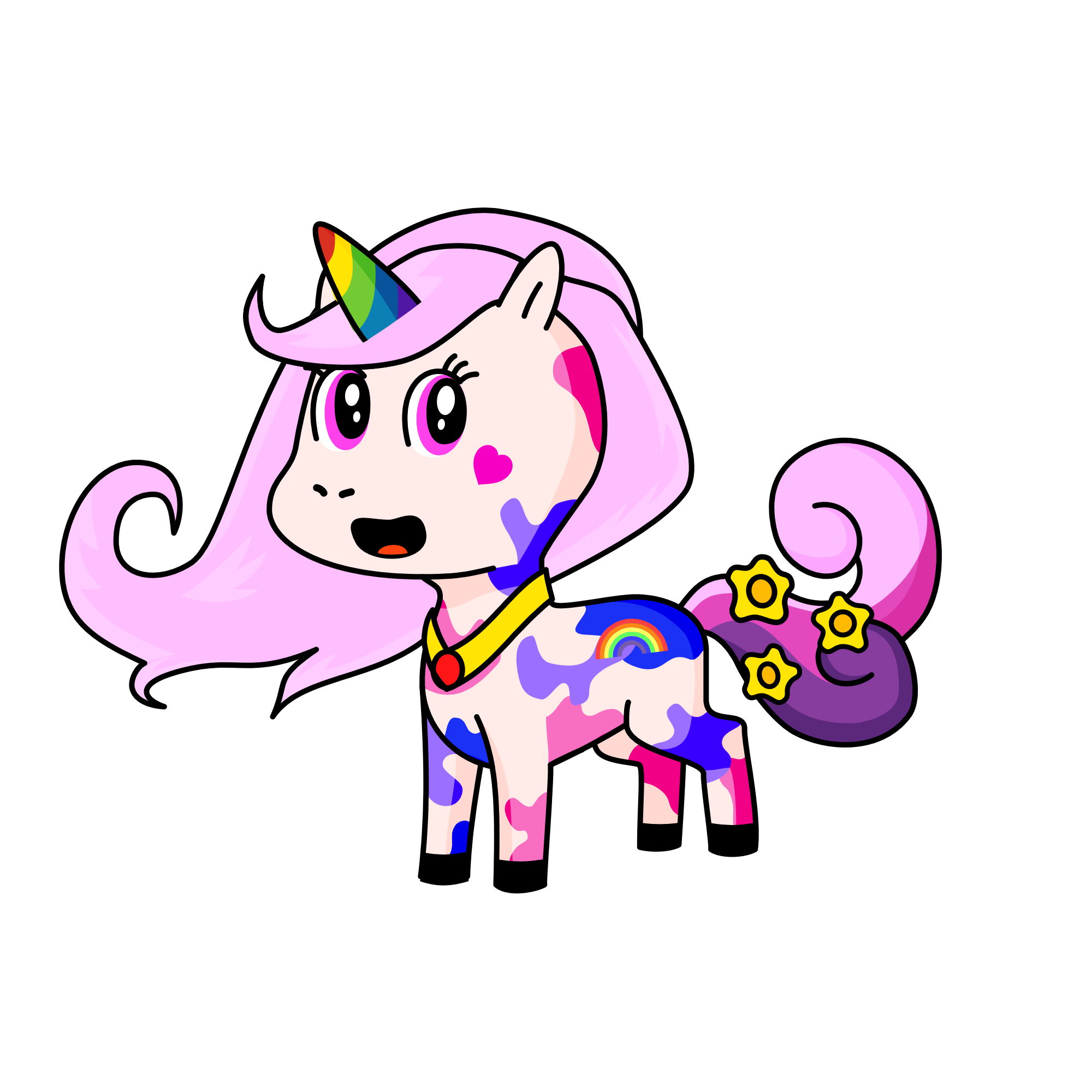 Fluttershy, the unicorn
