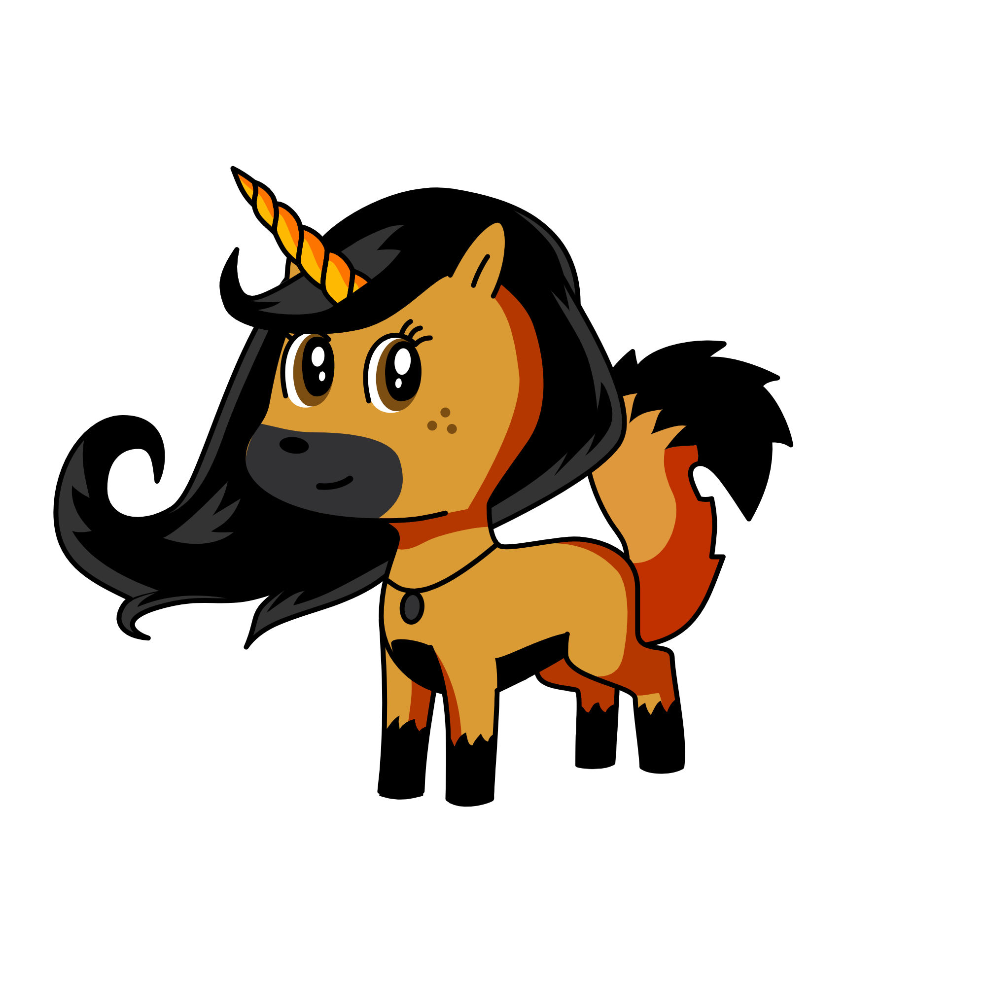 Foxy, the unicorn