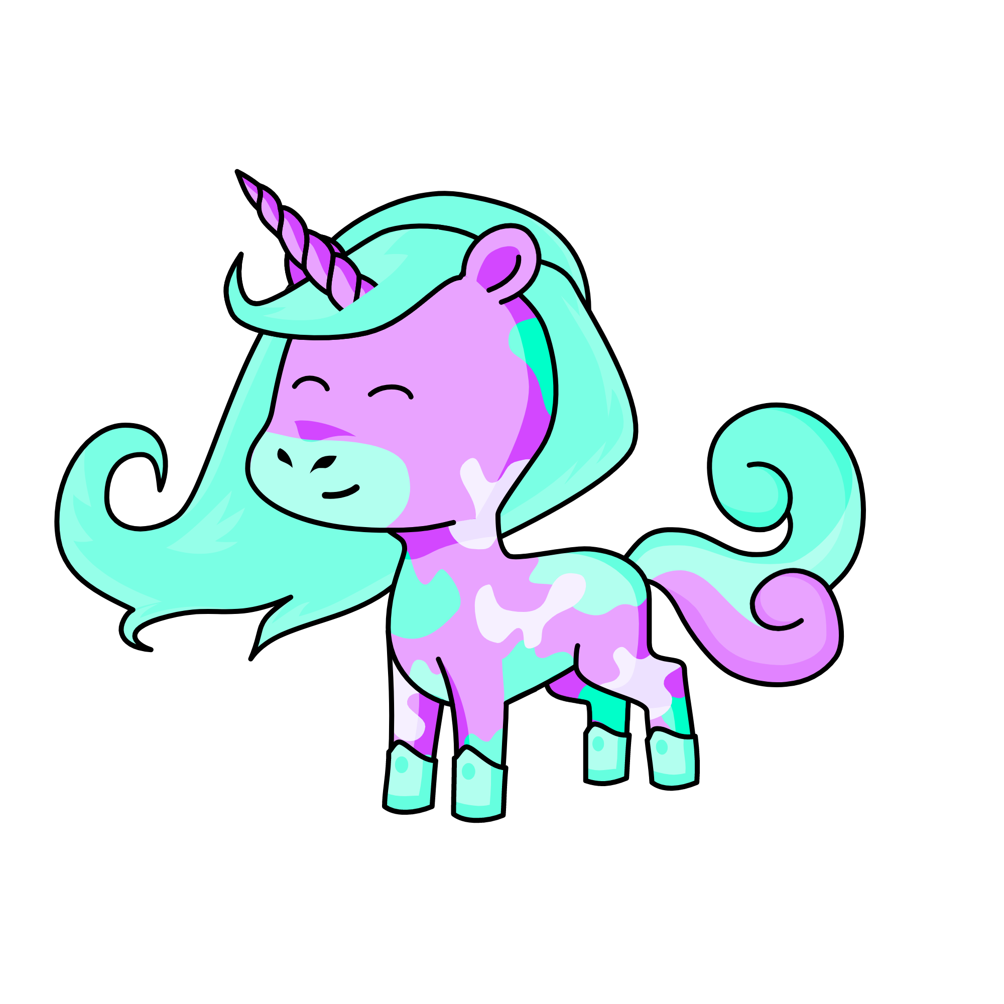 Pastel, the unicorn