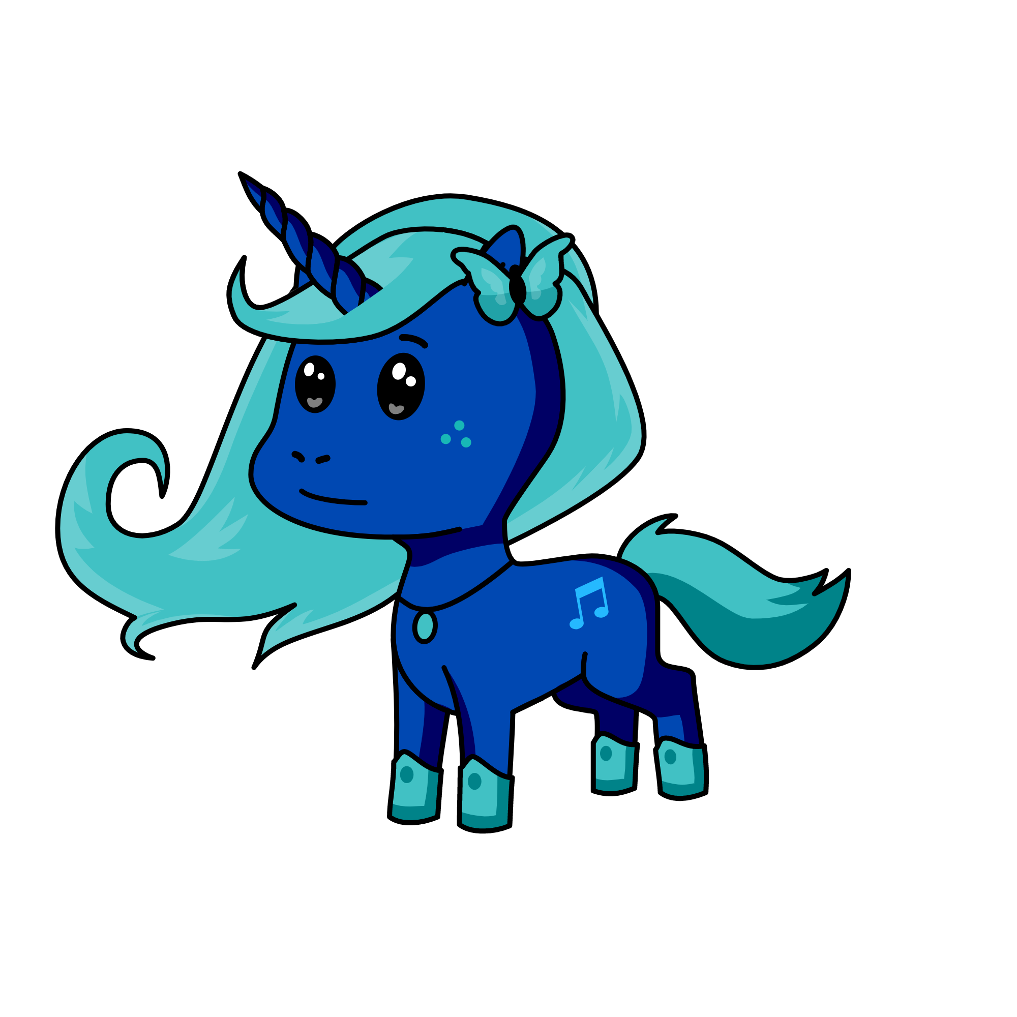 Sadness, the unicorn