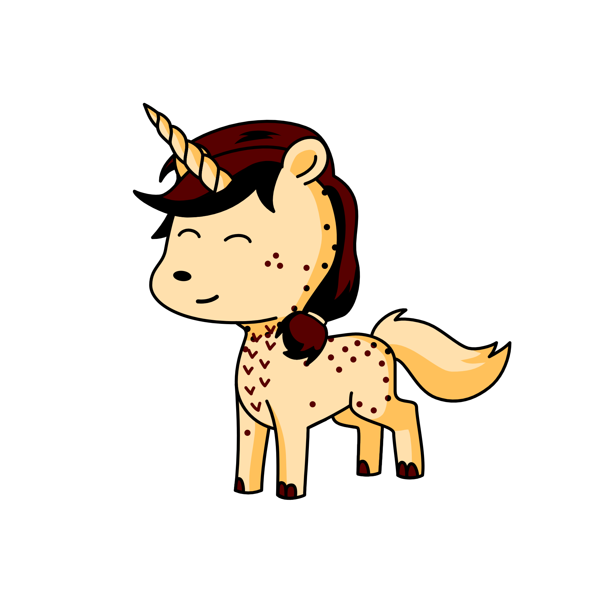 chocolate chip cookie, the unicorn