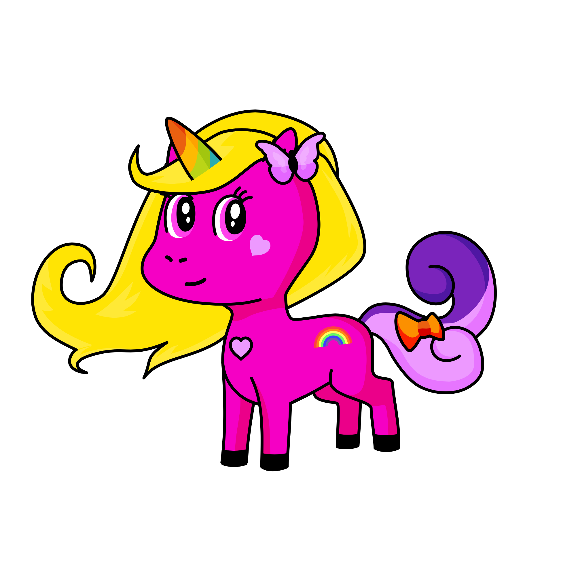 Beautiful Unicorn , the unicorn