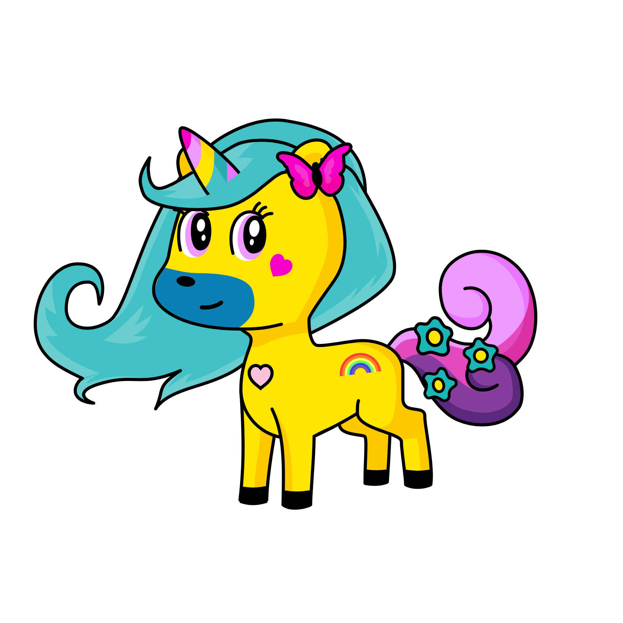 Cute Unicorn, the unicorn