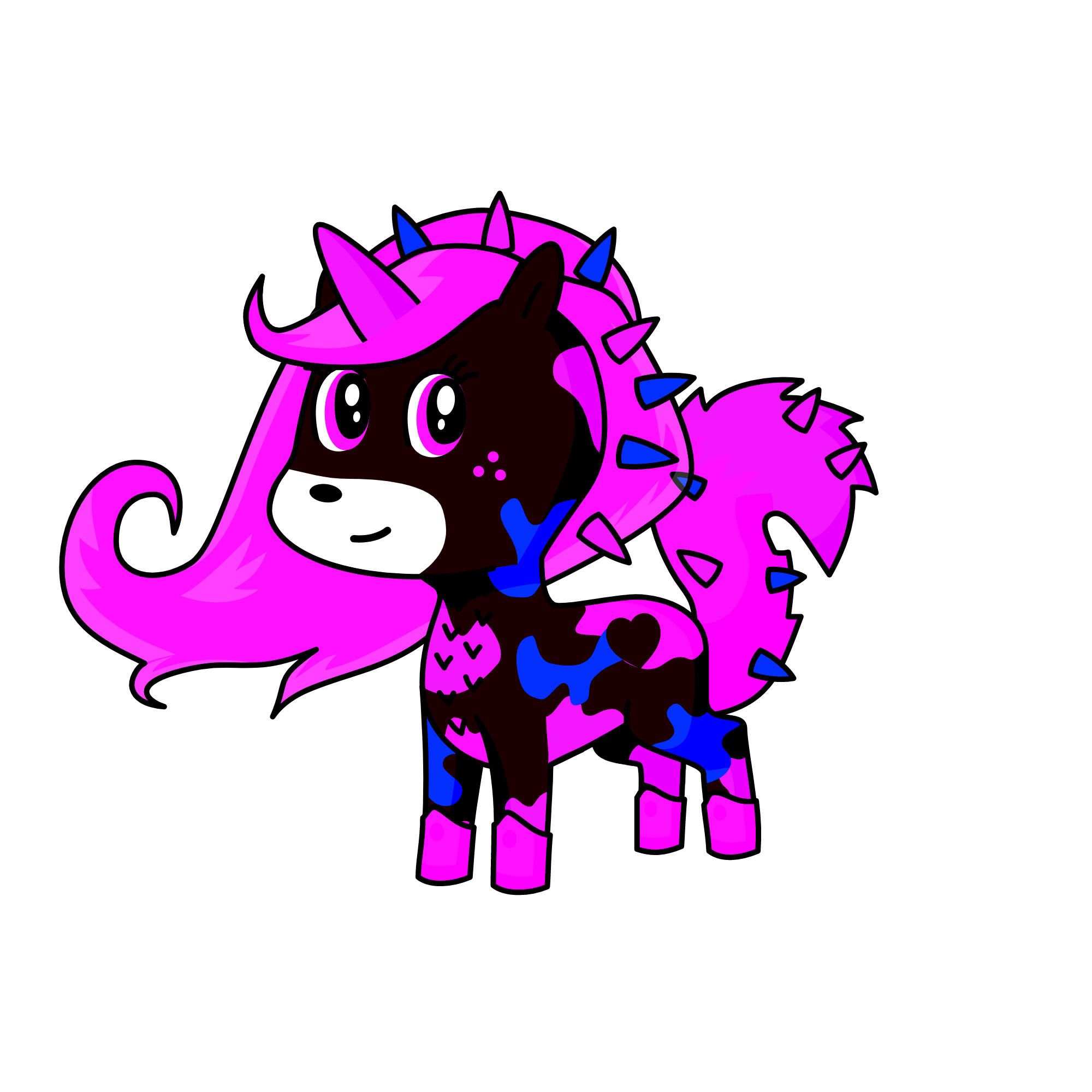 Spikes, the unicorn