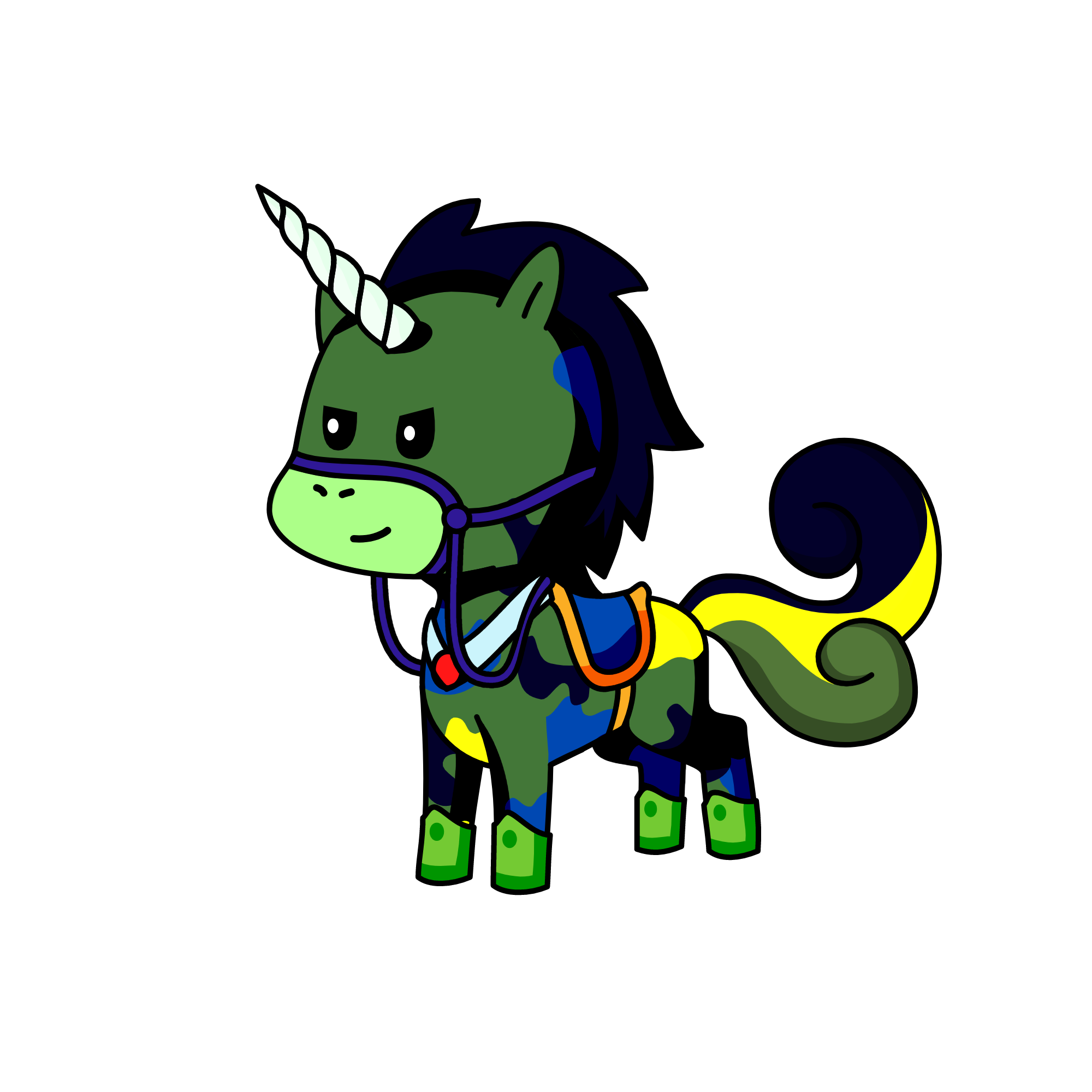 Midnight, the unicorn