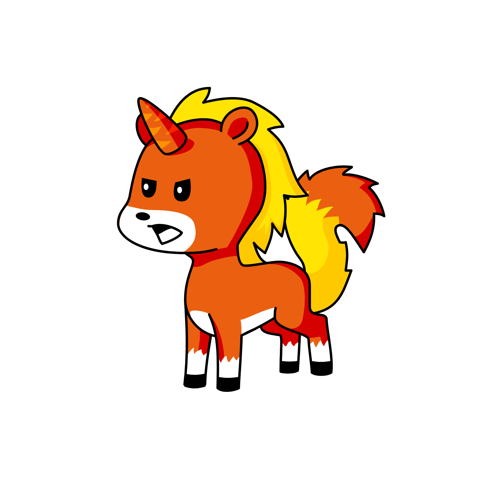 Foxy, the unicorn