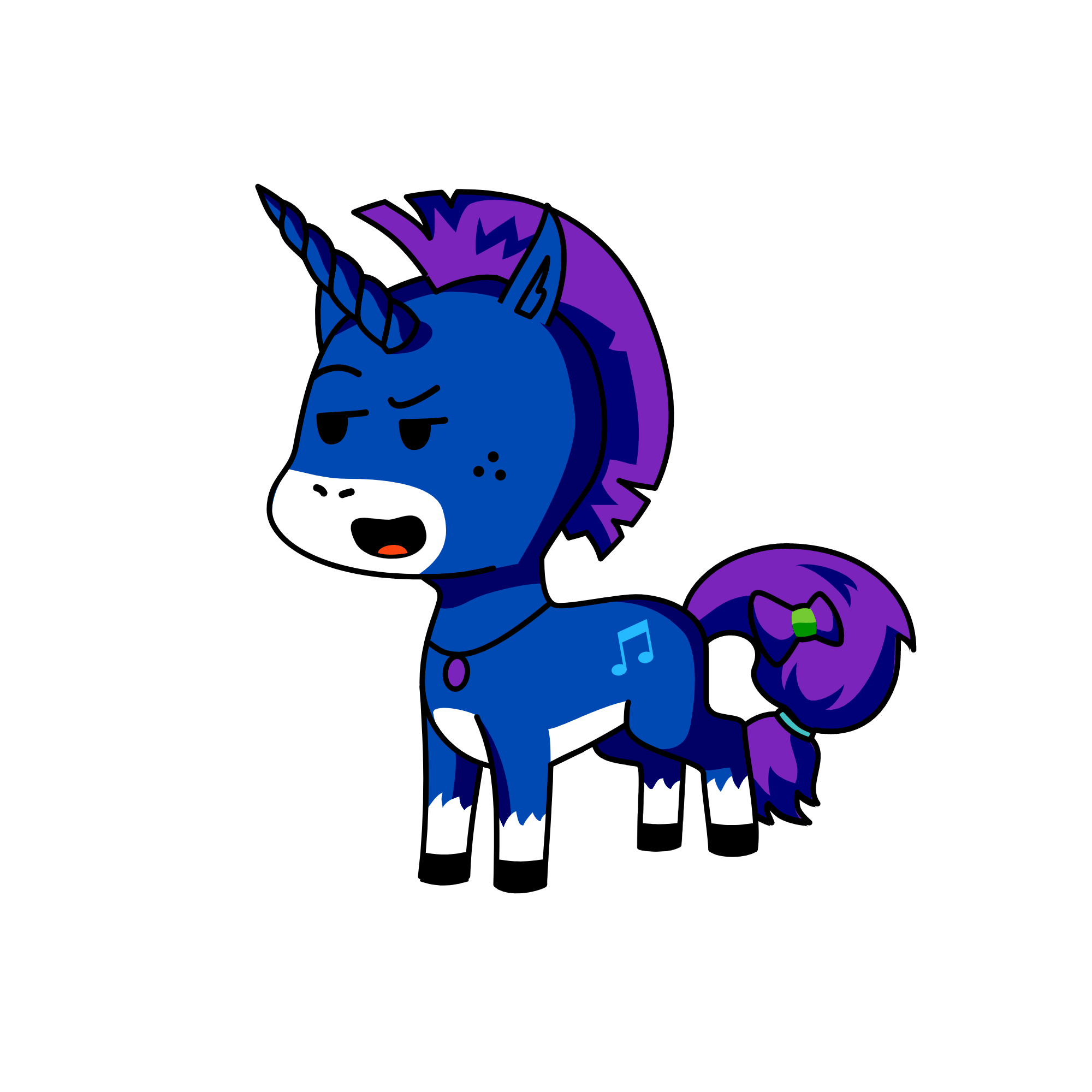 midnighticorn the sparkling dayicorn (the last don't worry), the unicorn
