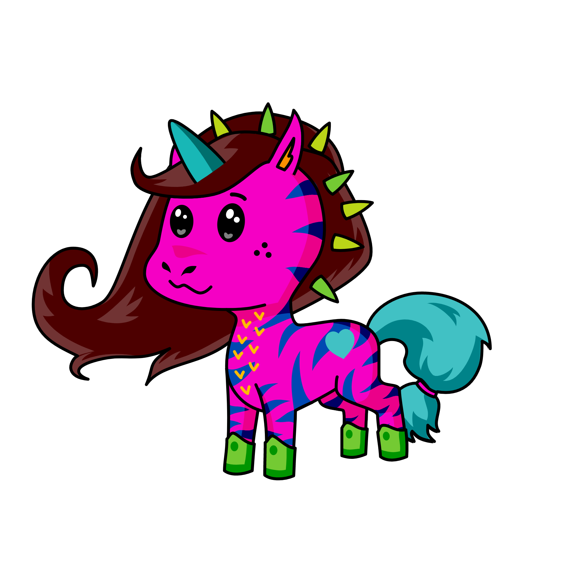 sundaycorn the dazzling weekicorn (yayyyyyyy!!!!! new family!!!!!), the unicorn