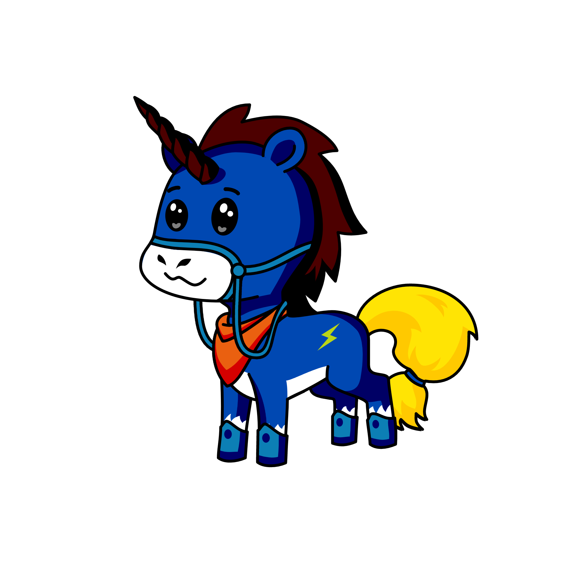 mondayicorn the (sad) dazzling weekicorn, the unicorn