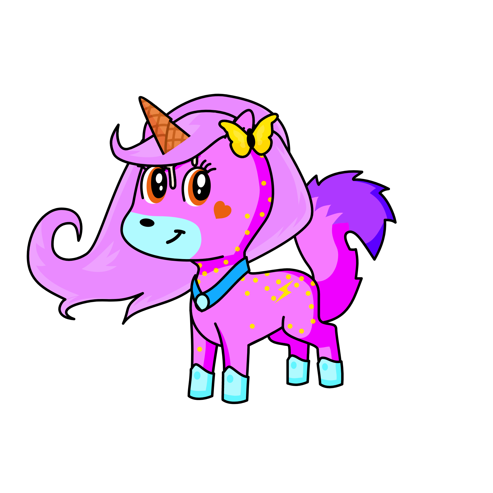 Ice cream, the unicorn