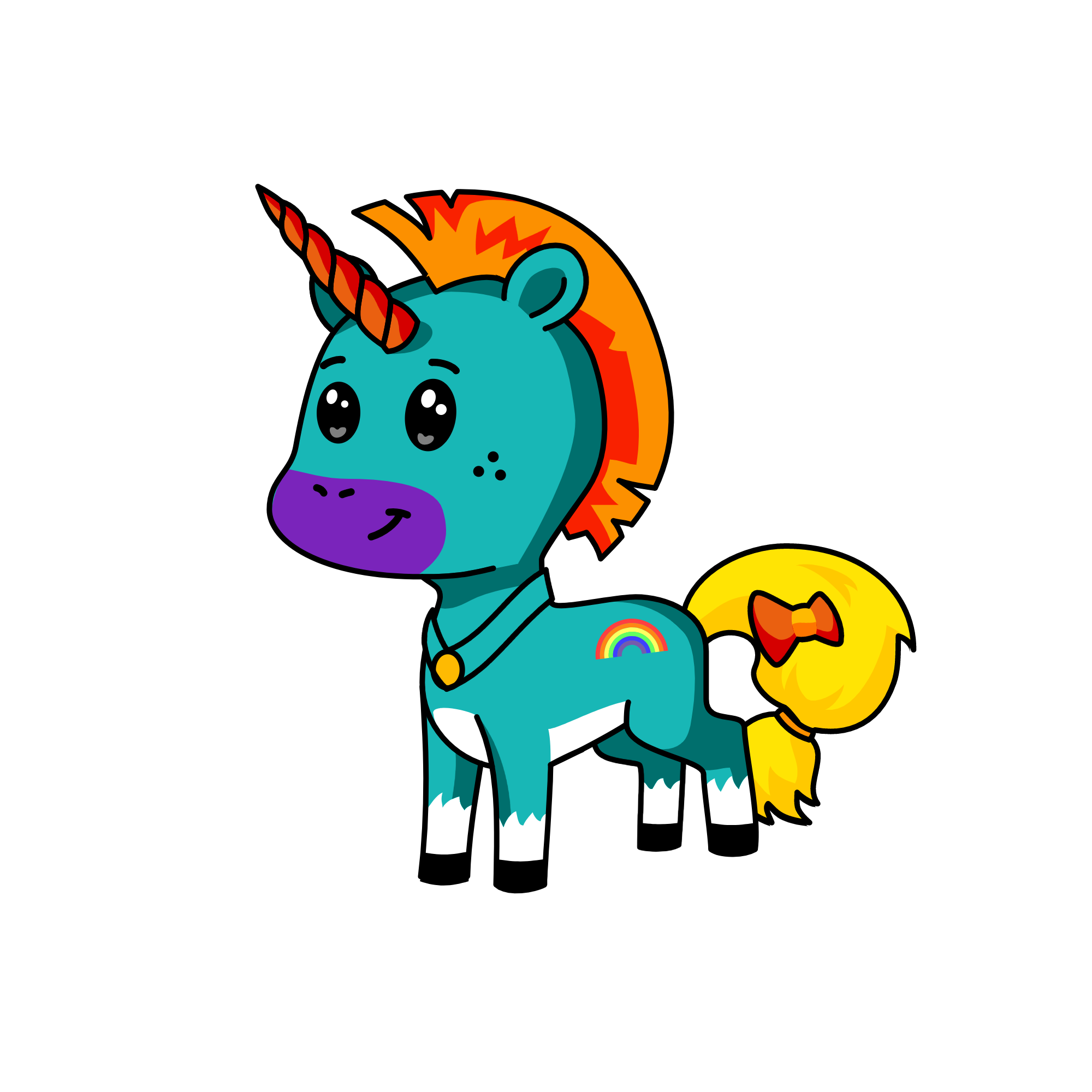 tuesdayicorn the dazzling weekicorn (that is now a word), the unicorn