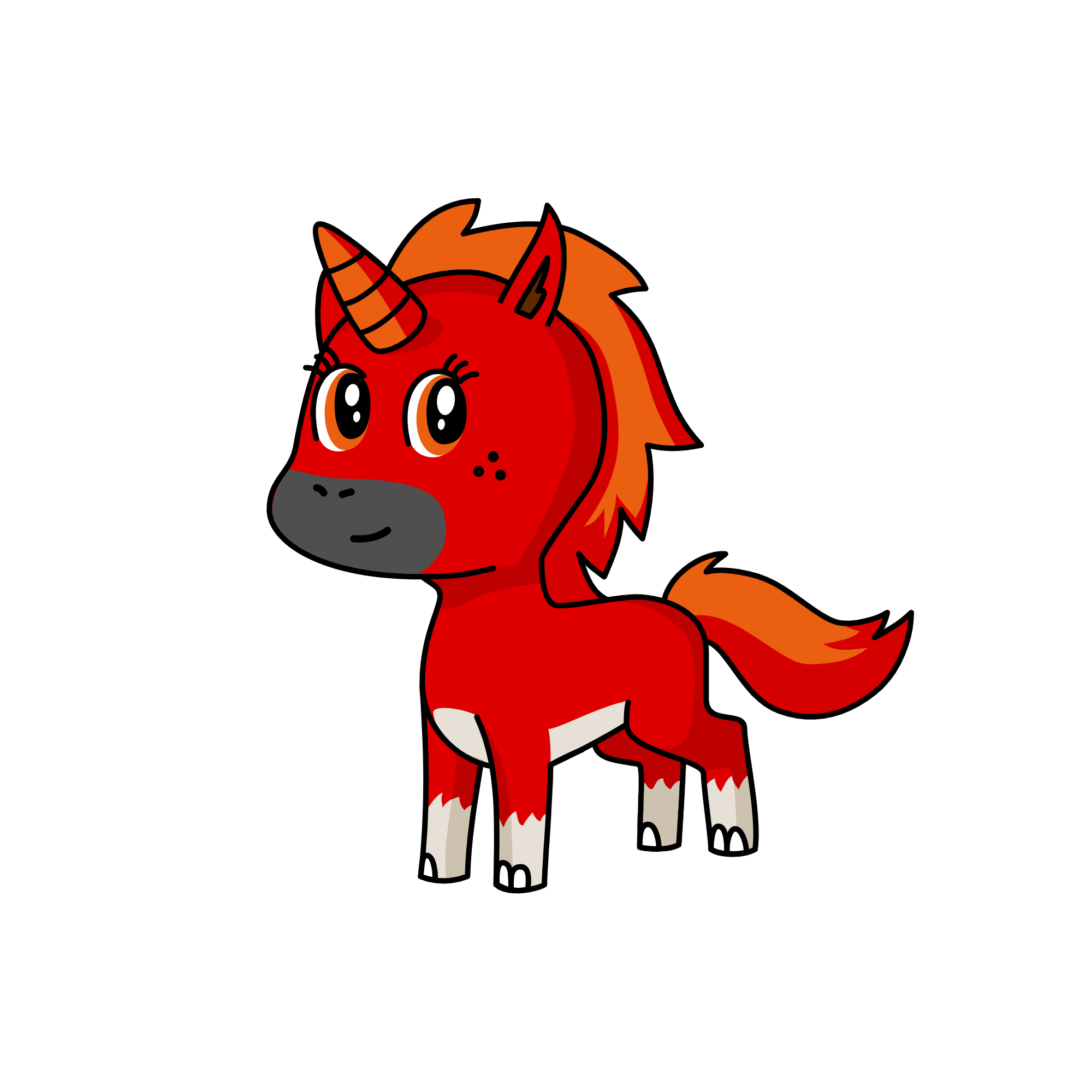 Red is sus, the unicorn