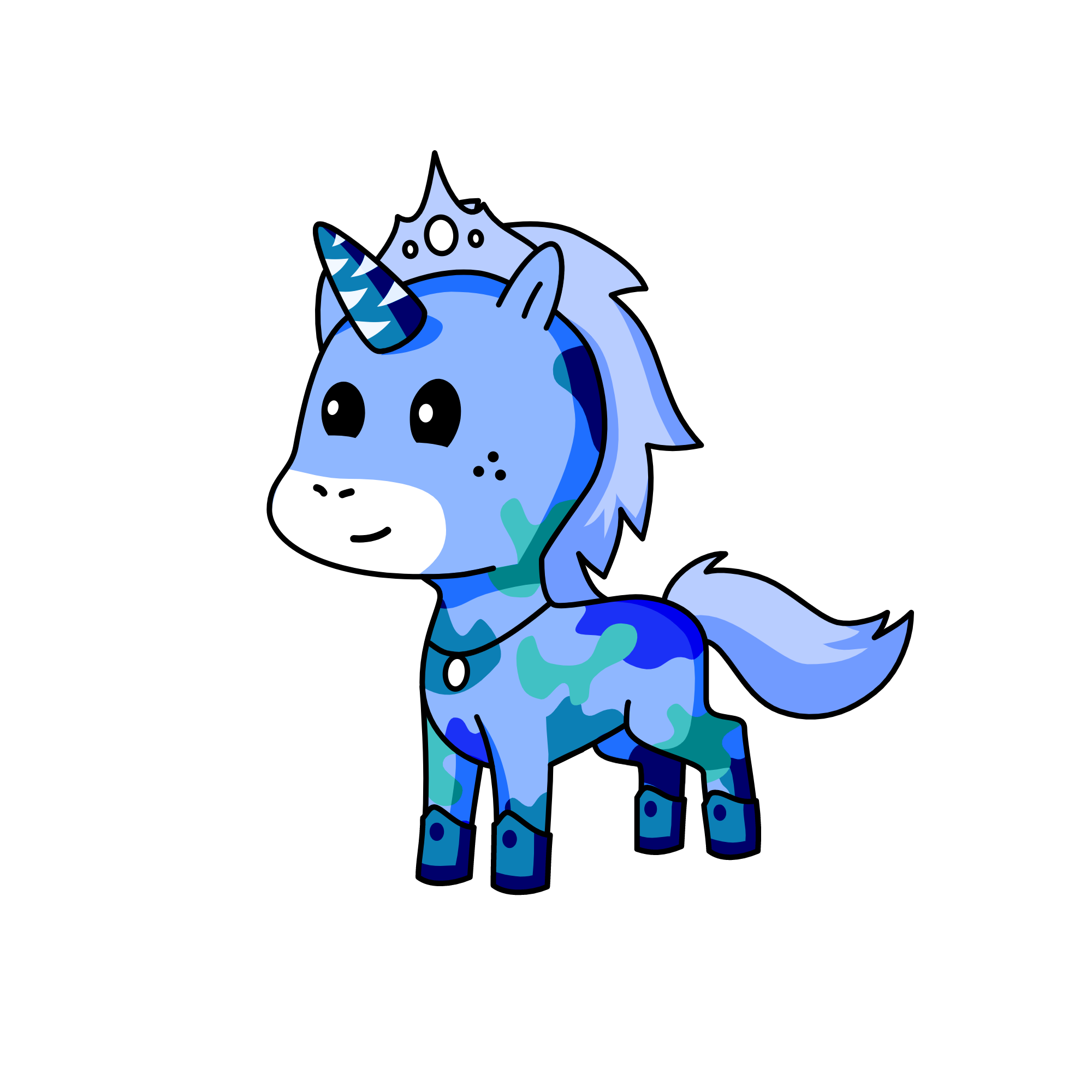 Splash, the unicorn
