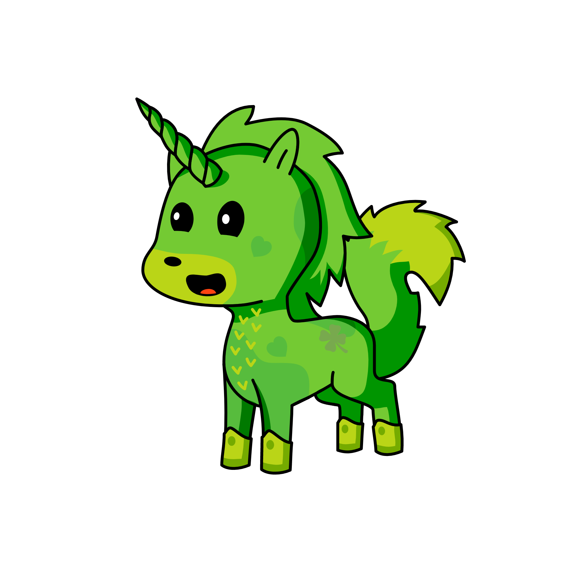 Larry The Cucumber, the unicorn
