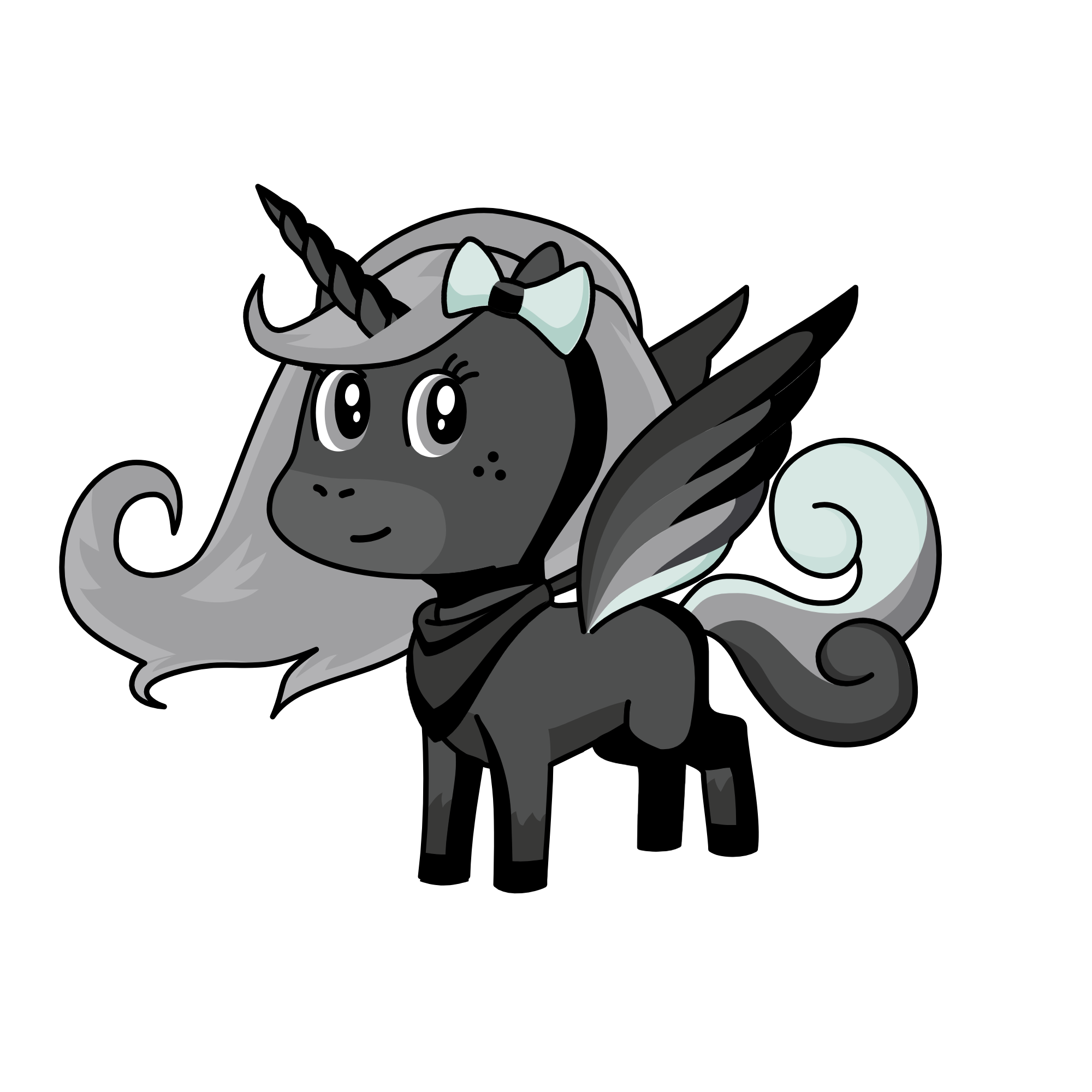 Smokey, the unicorn