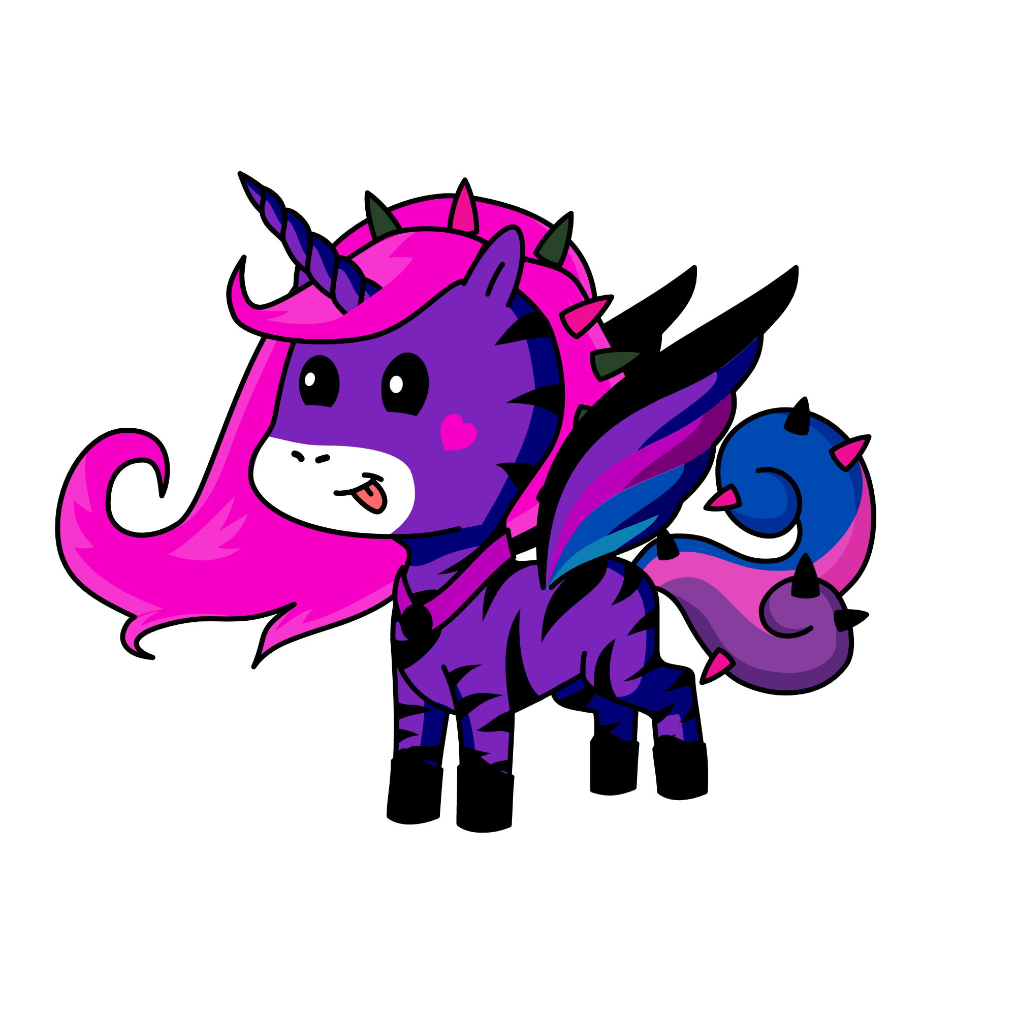 The Princess of rock, the unicorn