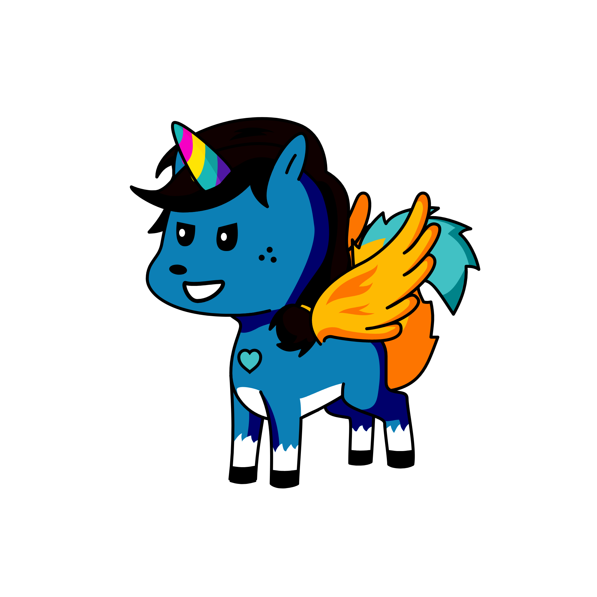 Corny, the unicorn