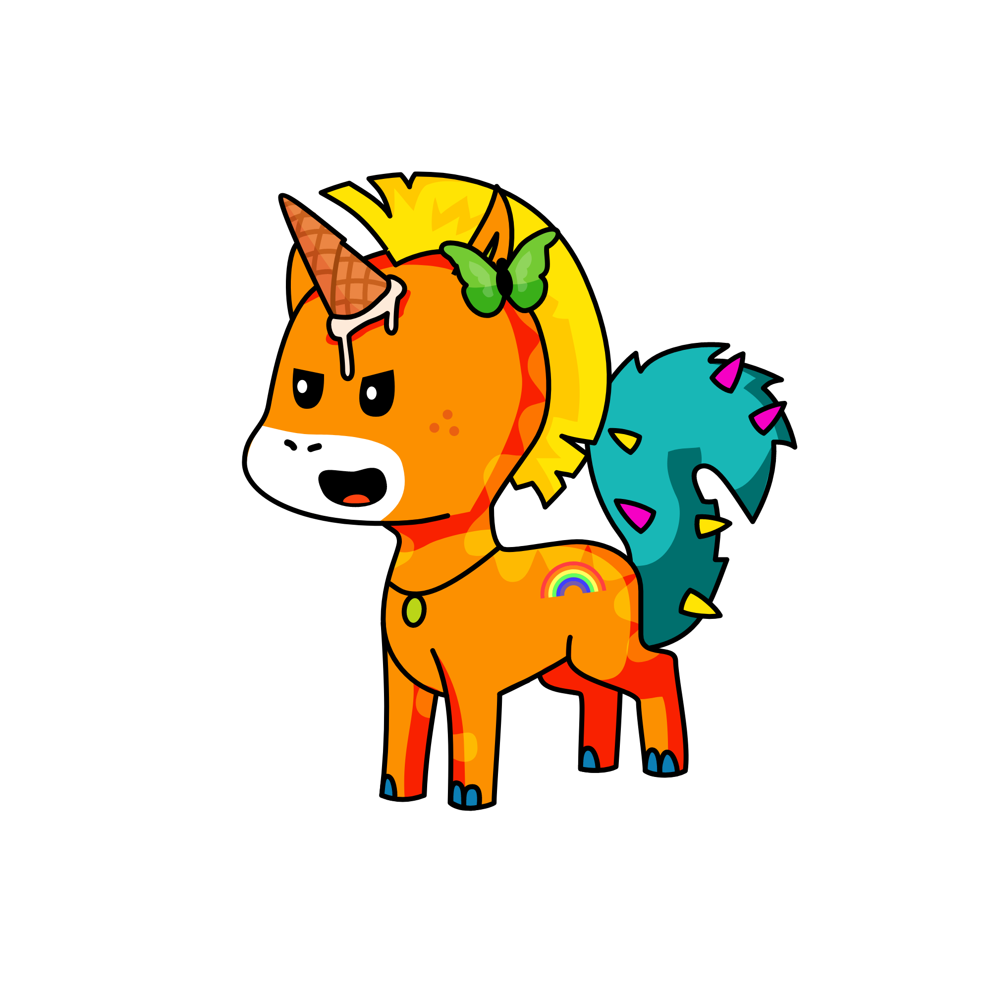 Heladito, the unicorn