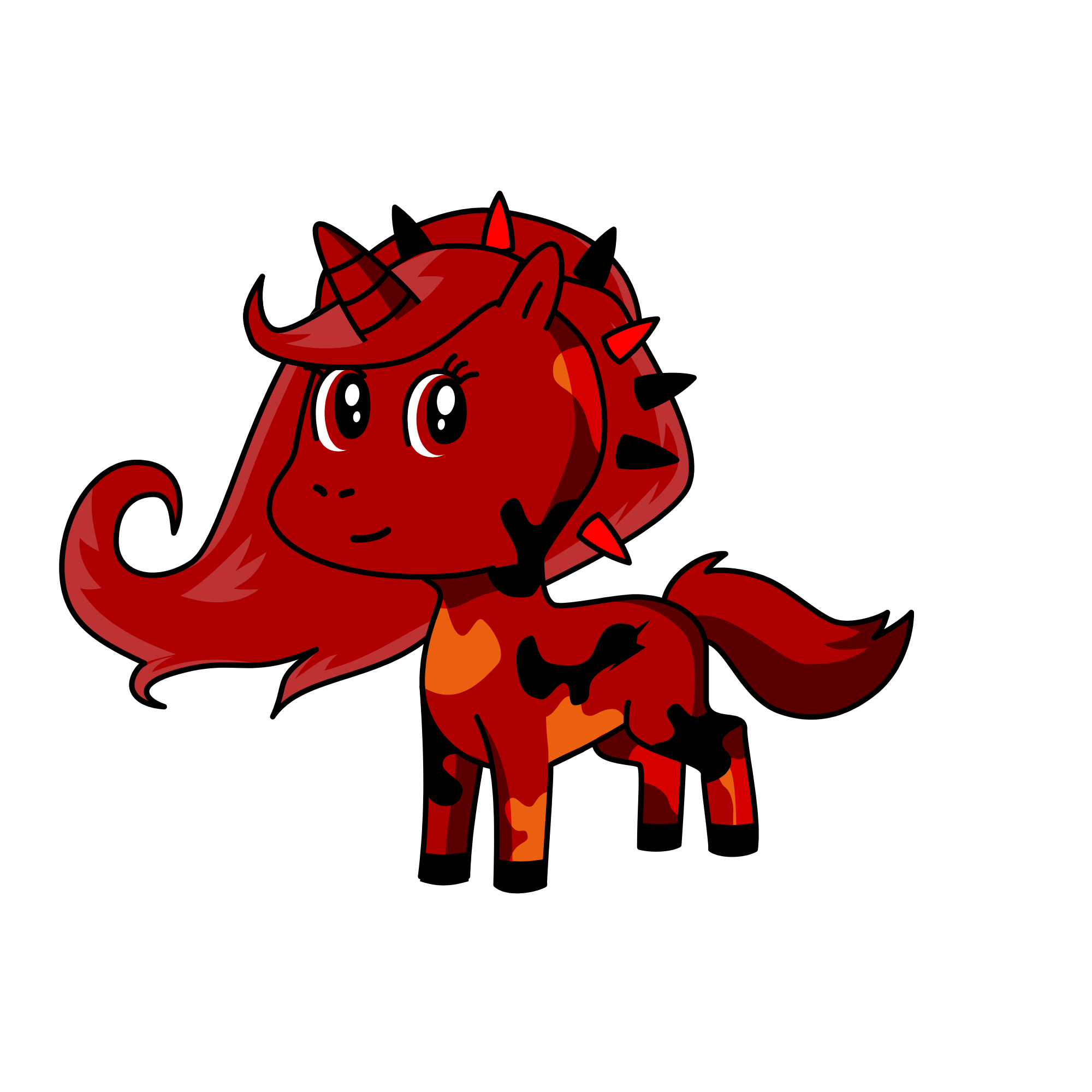 Fire, the unicorn
