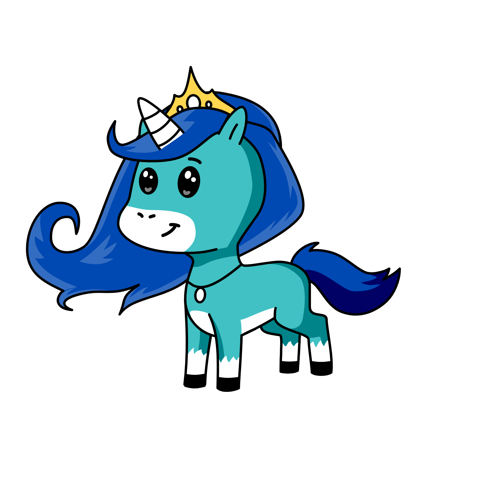 Princess Snow, the unicorn