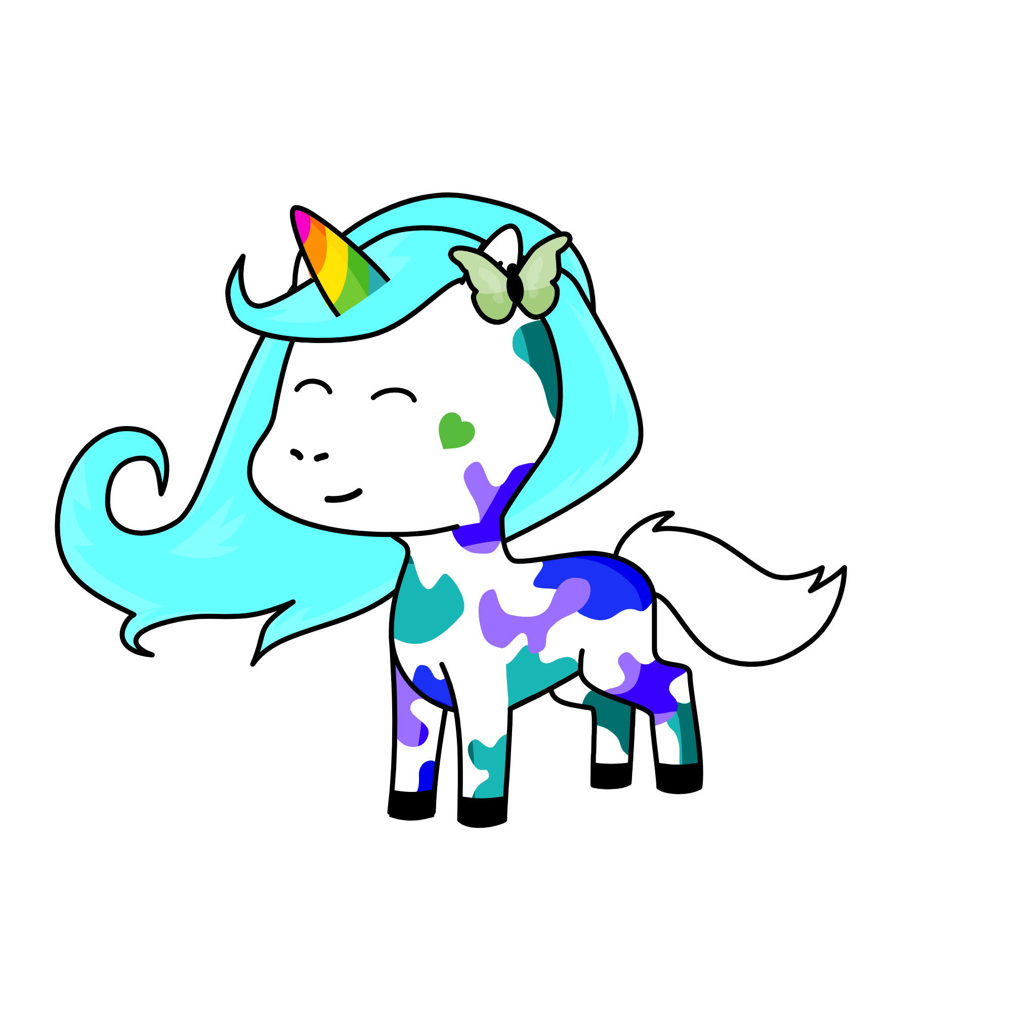 Lilac, the unicorn
