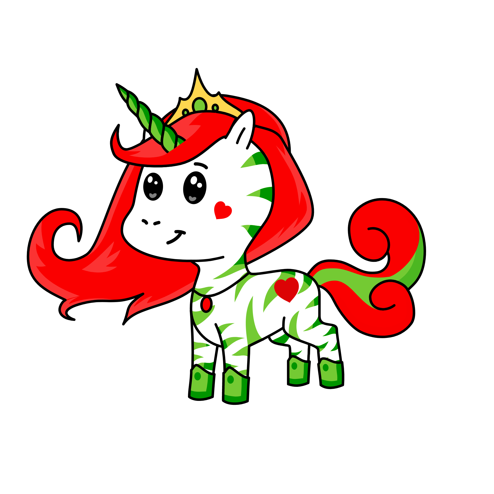 Standard Christmascorn, the unicorn