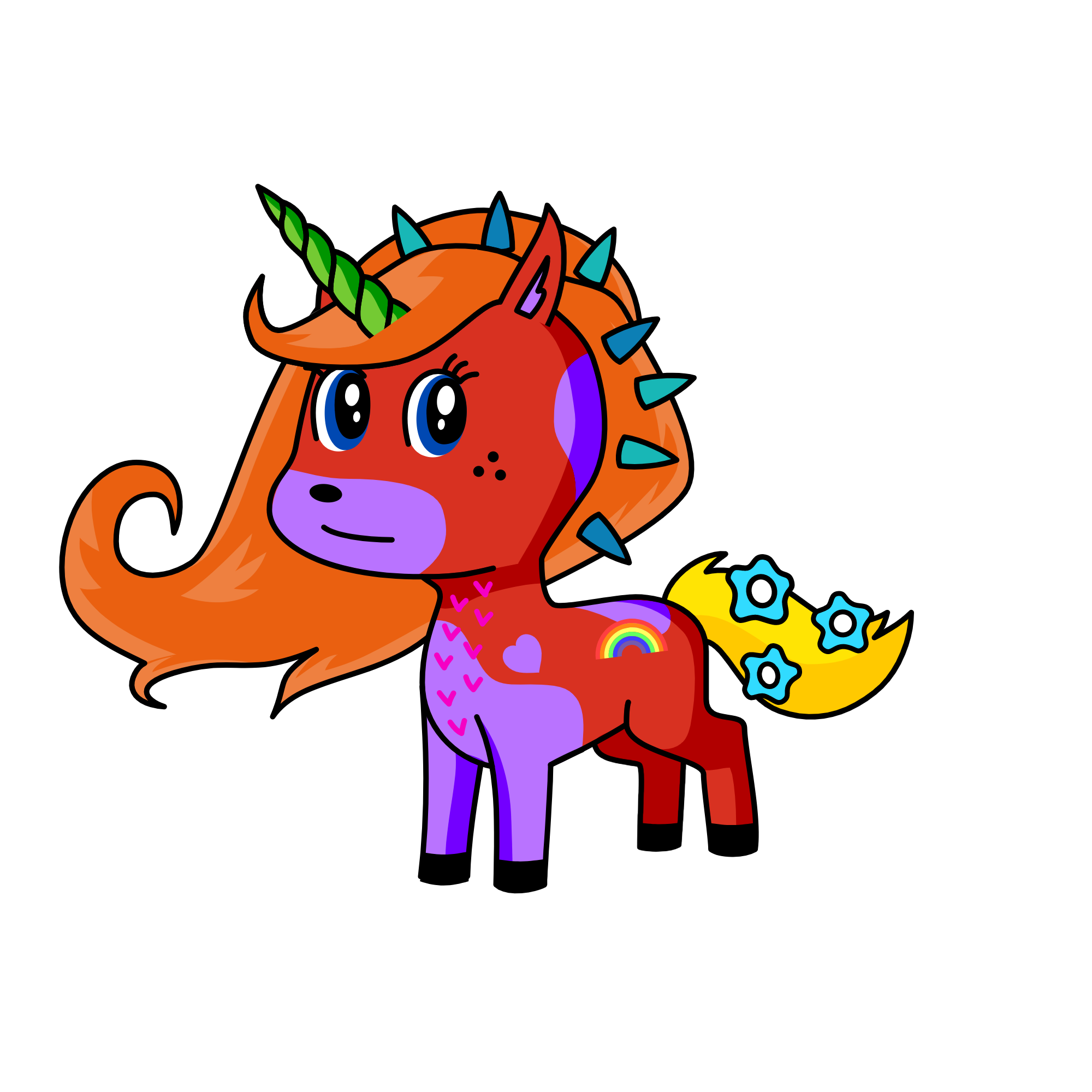 Rainbow Bright, the unicorn