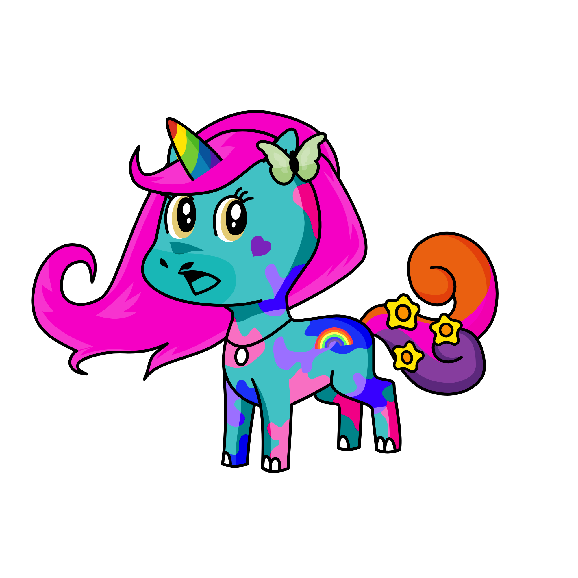 Rain, the unicorn