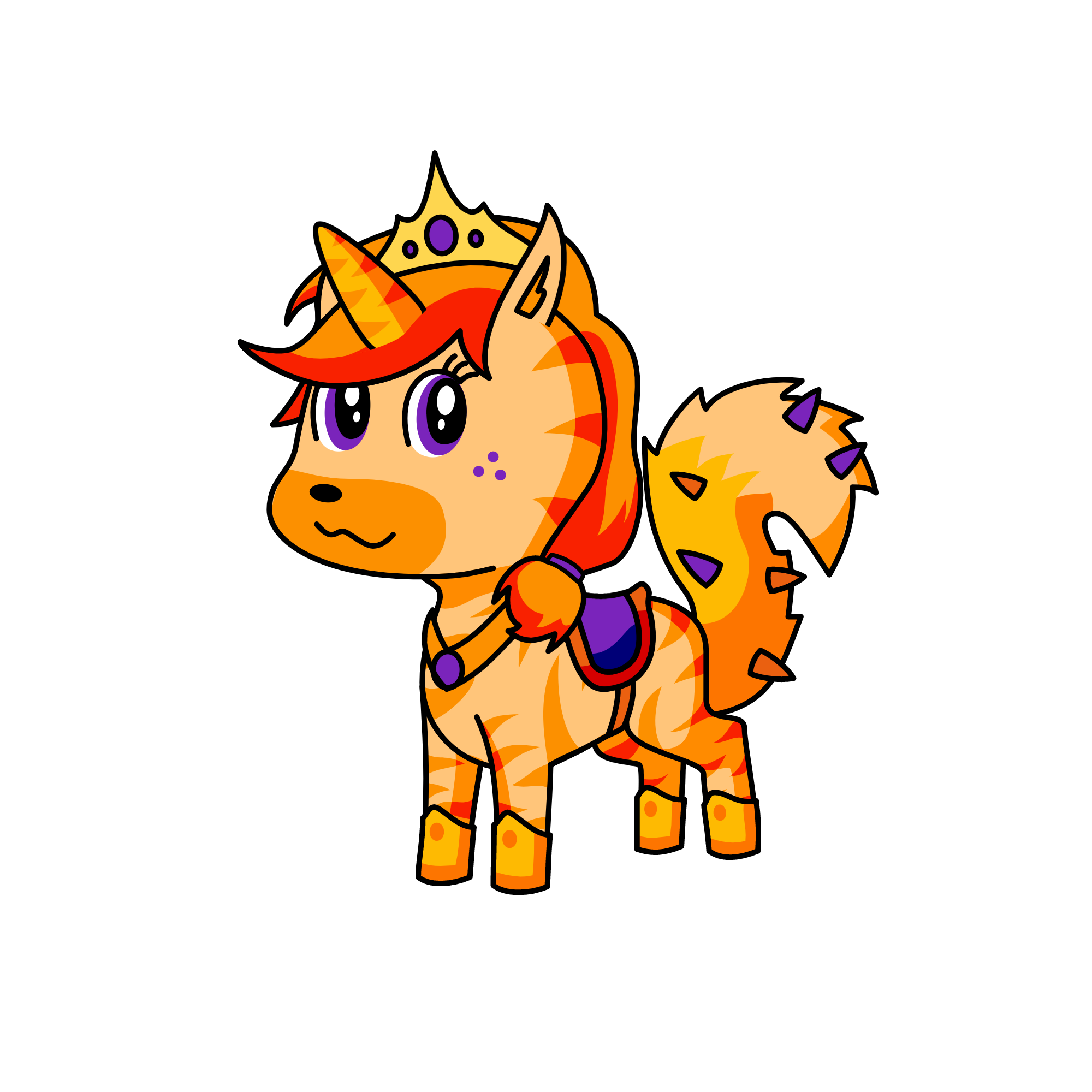 tigery, the unicorn