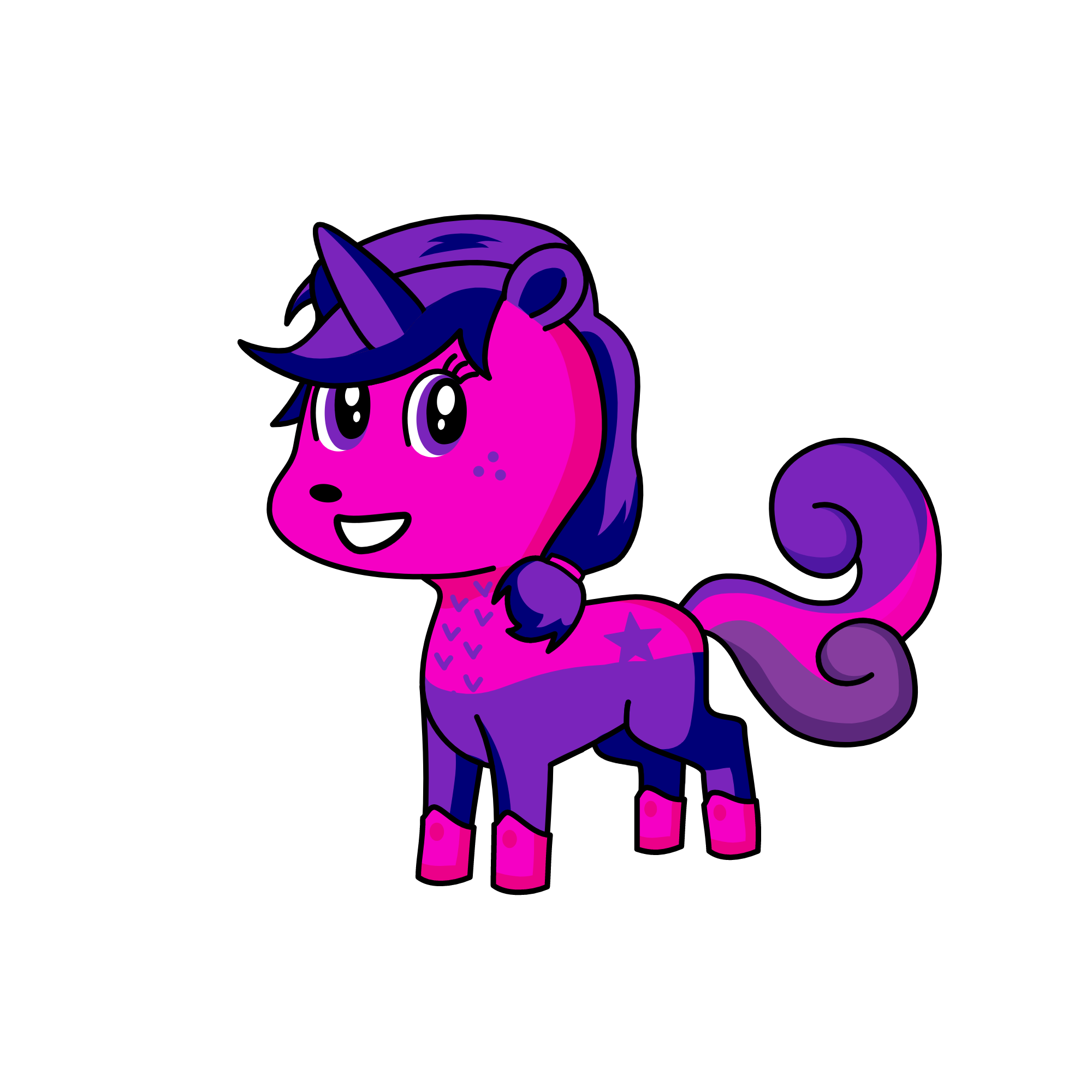 VOILET , the unicorn
