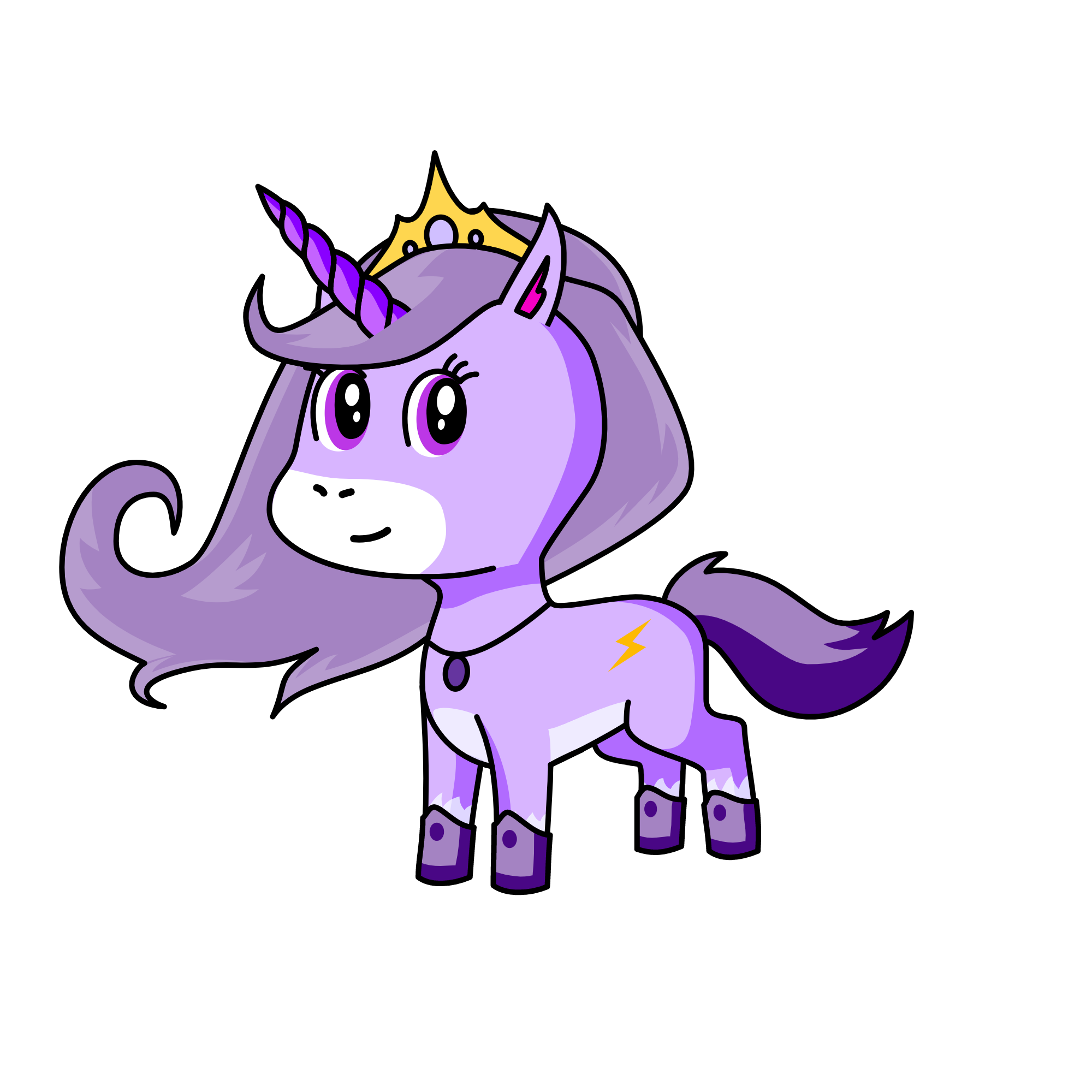 Princesse Luna, the unicorn