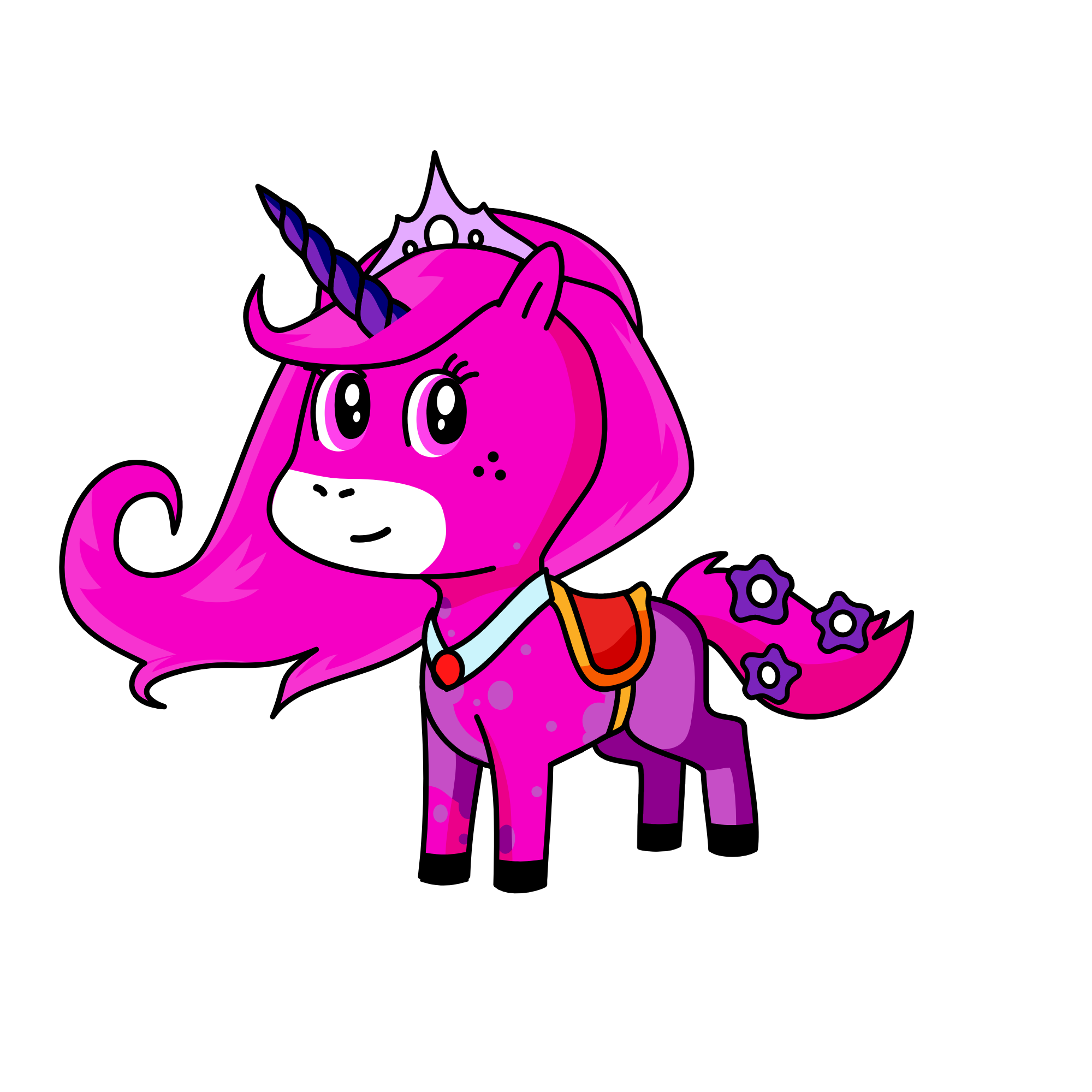pinki, the unicorn